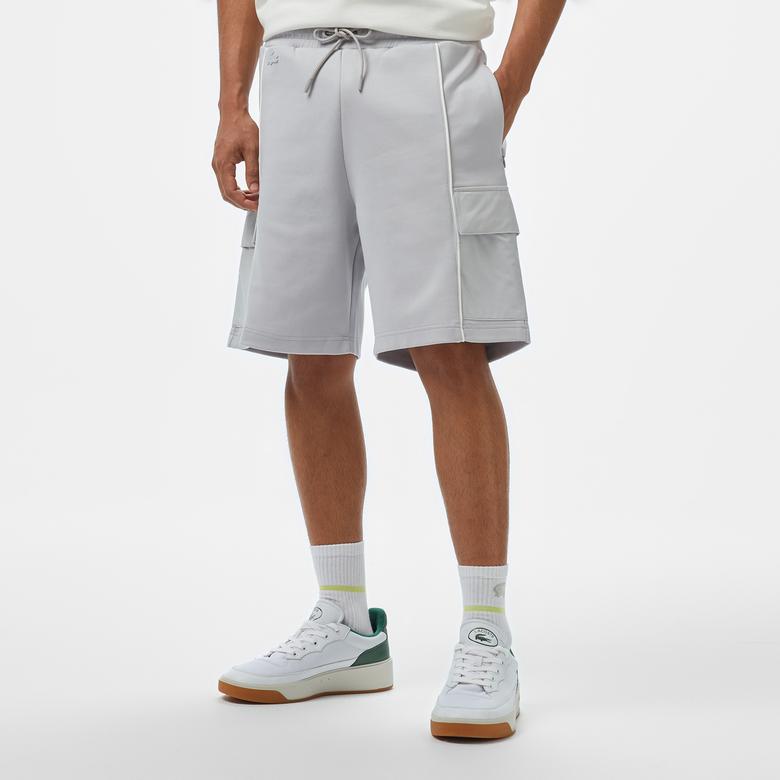 Lacoste House of SuperStep x Lacoste Erkek Gri Şort