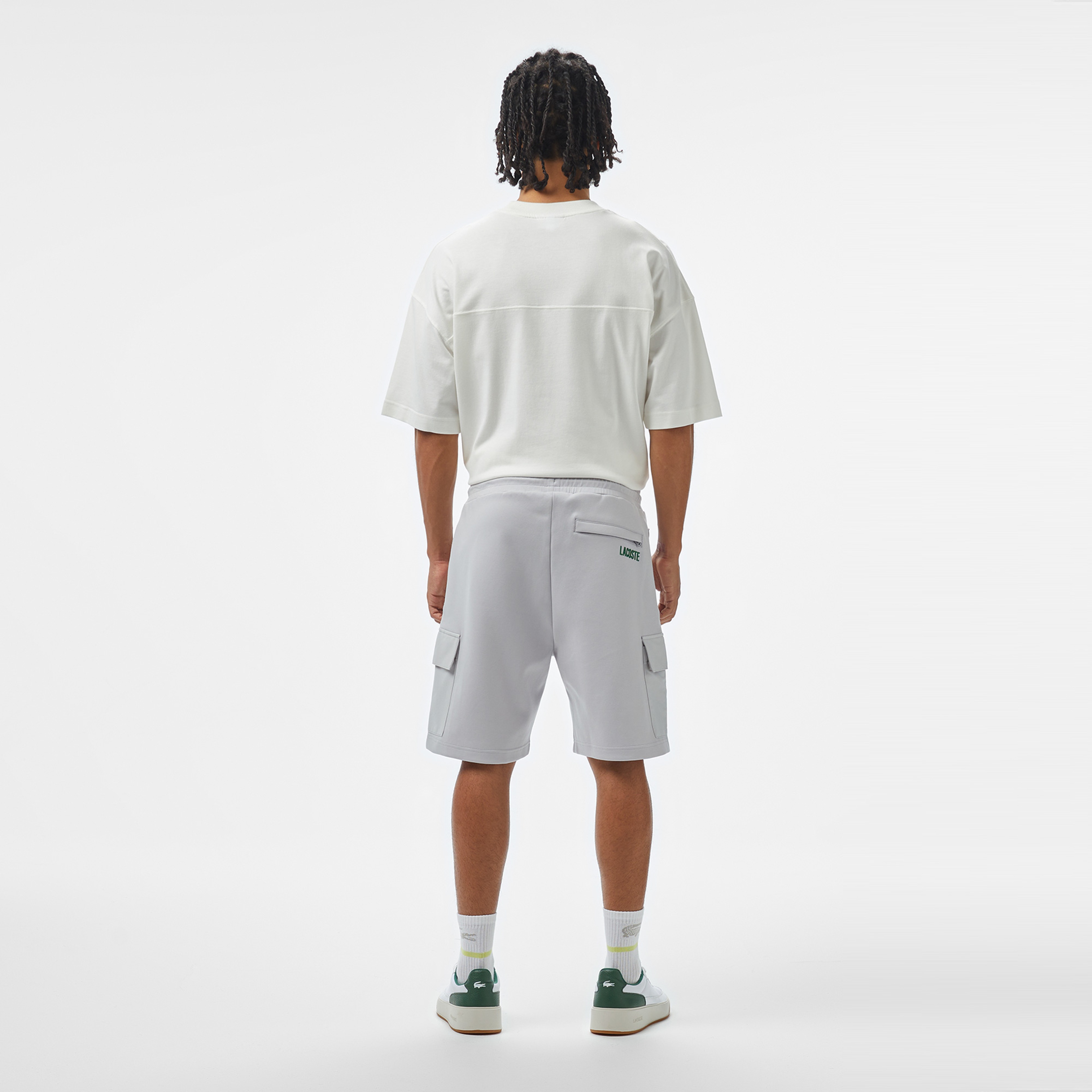 Lacoste House of SuperStep x Lacoste Erkek Gri Şort