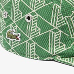 Lacoste Printed Twill Jockey Unisex Yeşil Şapka