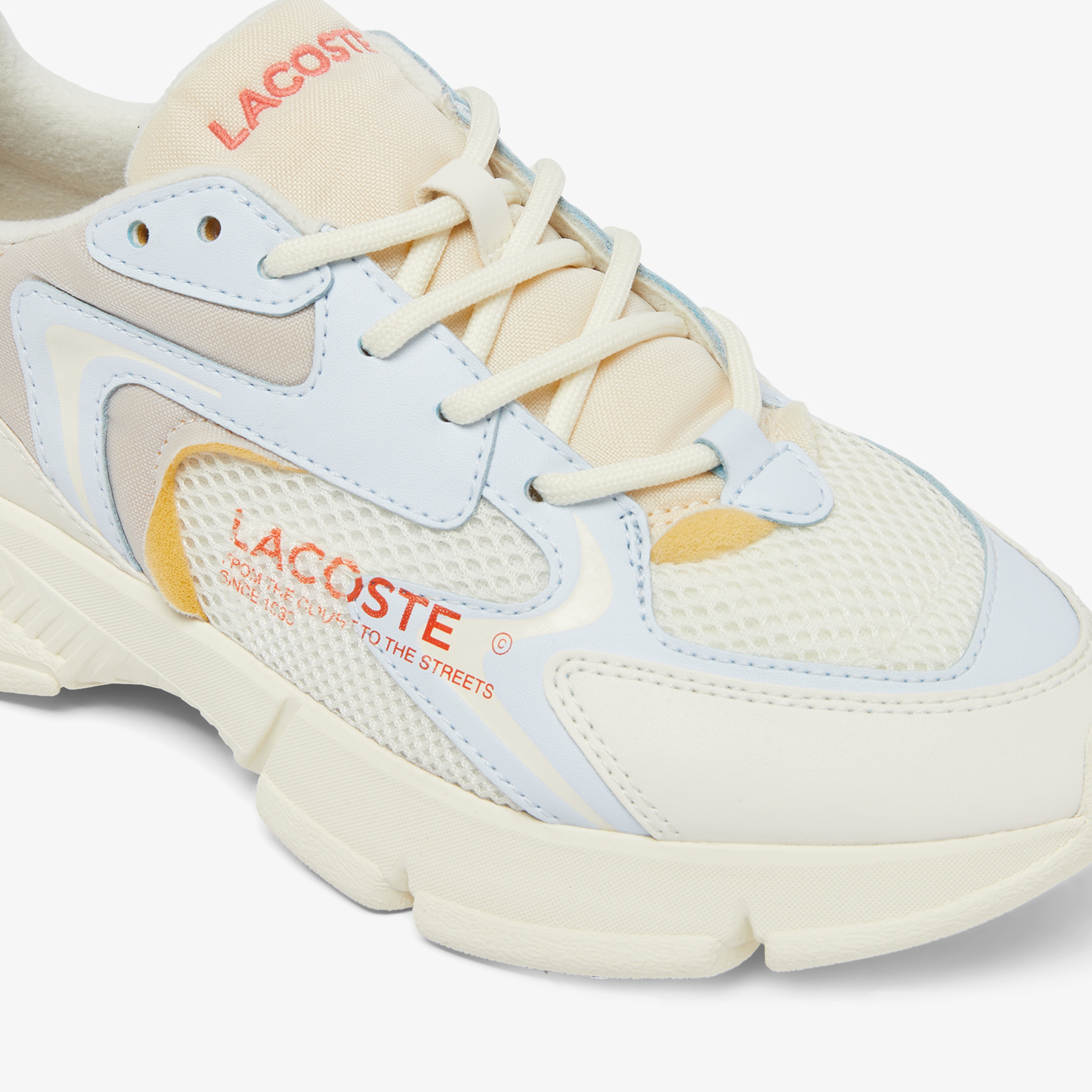 Lacoste L003 Neo Çocuk Gri/Mavi Sneaker