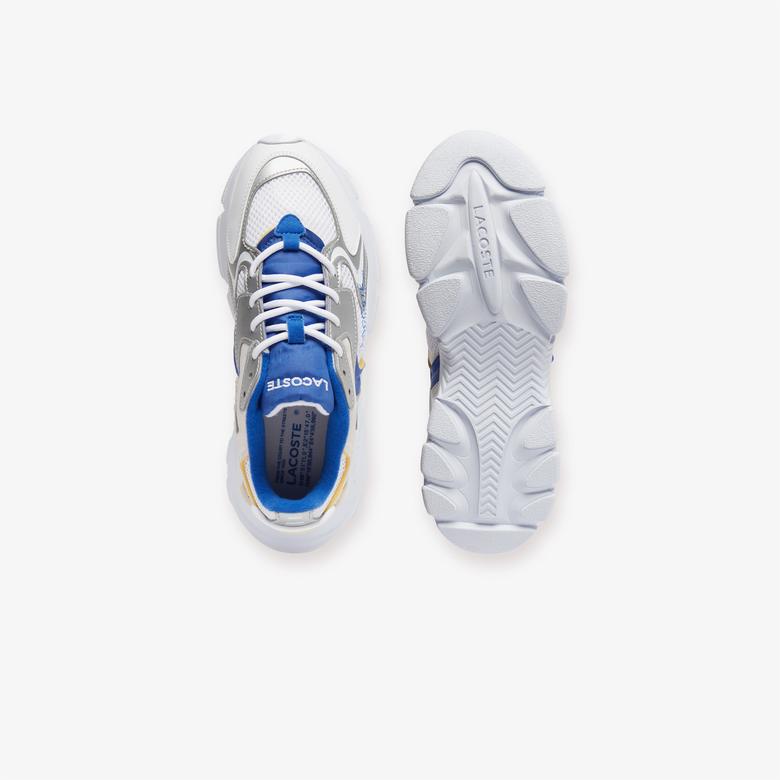 Lacoste L003 Neo Çocuk Mavi/Beyaz Sneaker