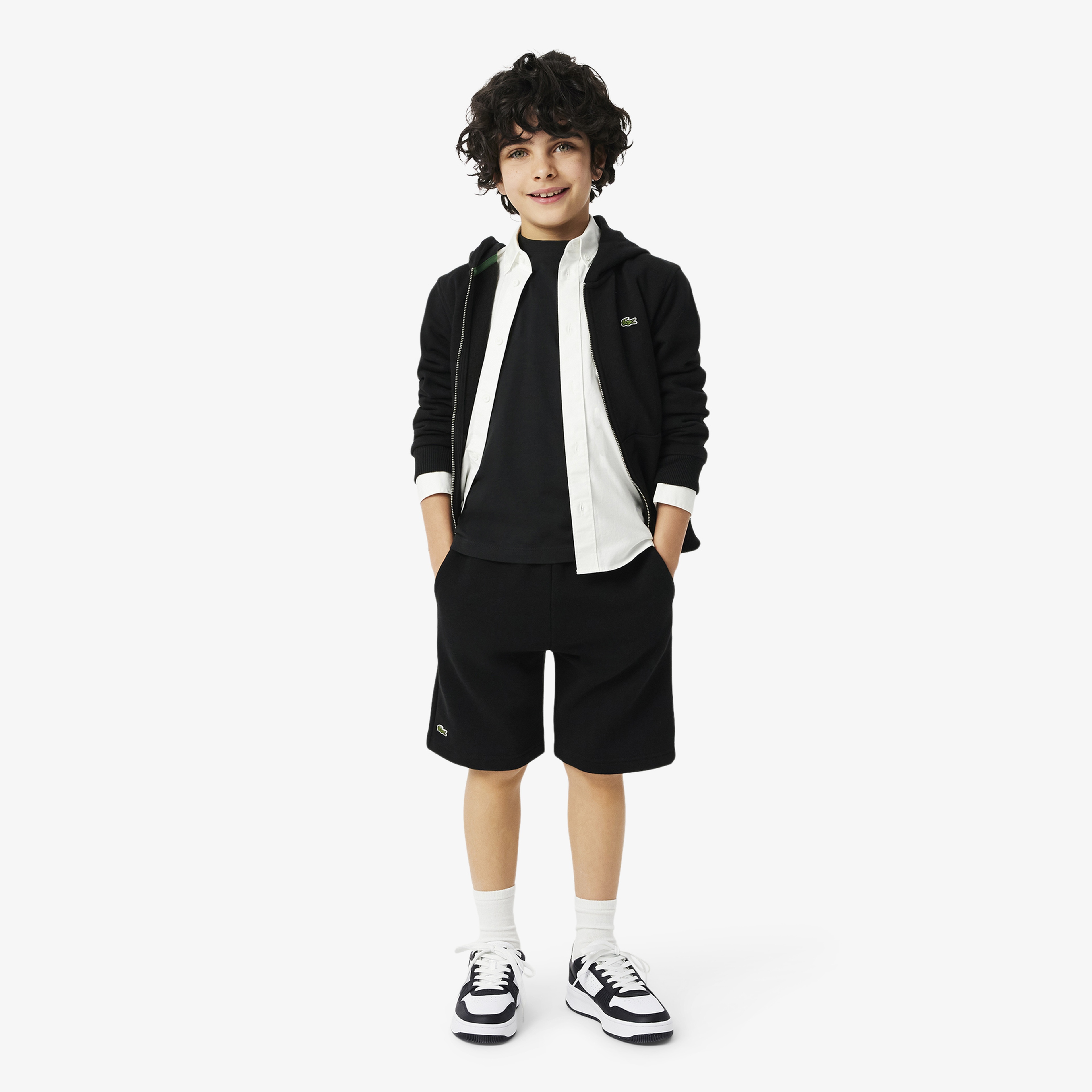 Lacoste L001 Set Leather Çocuk Siyah Spor Ayakkabı