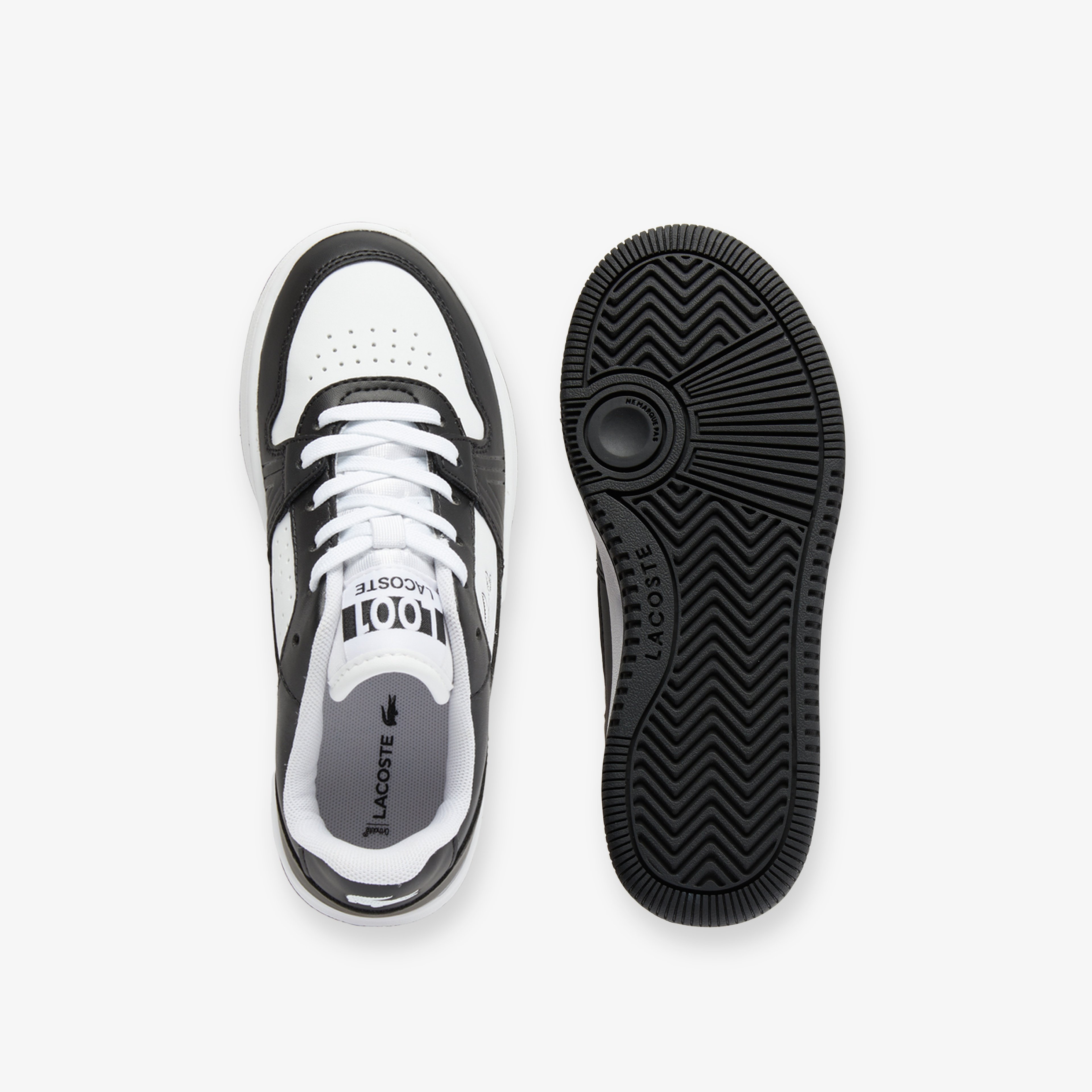 Lacoste L001 Set Leather Çocuk Siyah Spor Ayakkabı