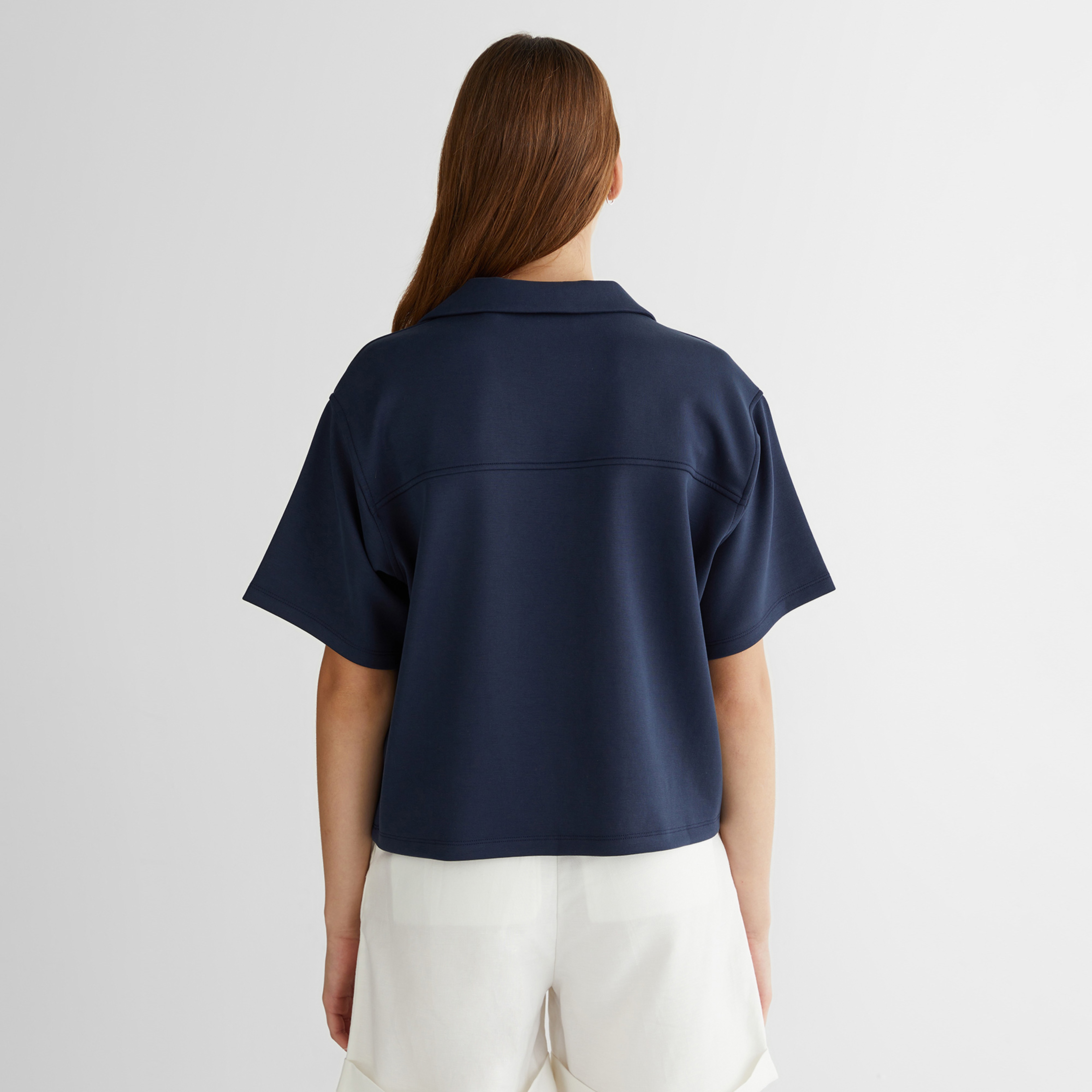 GANT Kadın Lacivert Logolu Polo