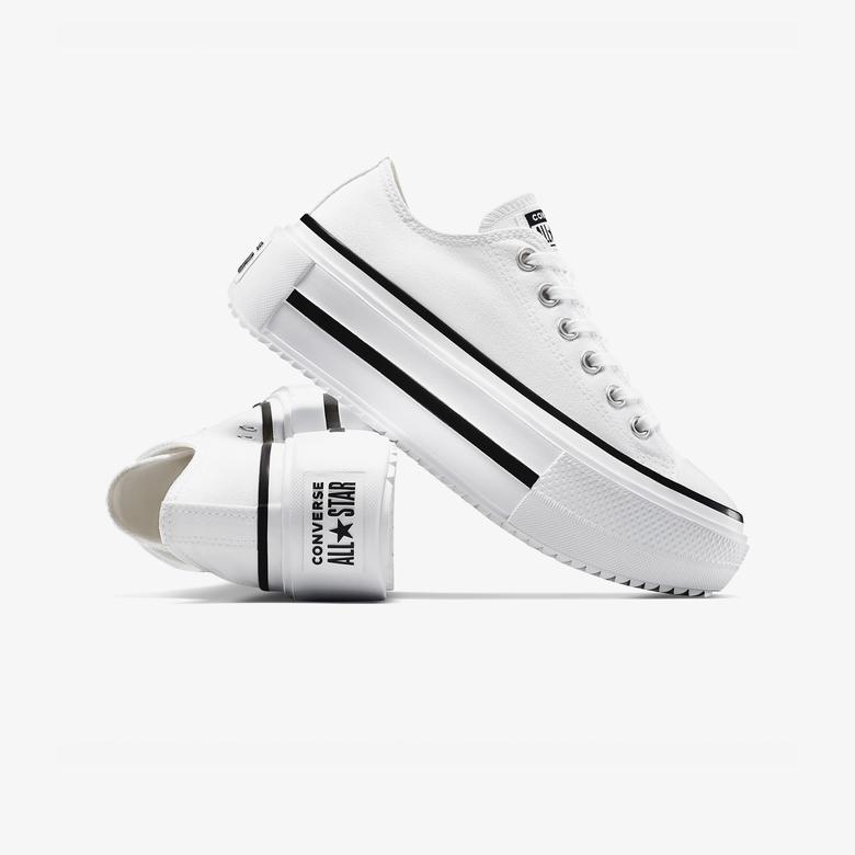 Converse Chuck Taylor All Star Lift Double Stack Platform Kadın Beyaz Sneaker