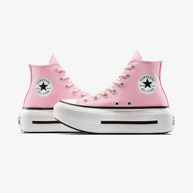 Converse Chuck Taylor All Star Lift Double Stack Unisex Pembe Sneaker - Görsel 6
