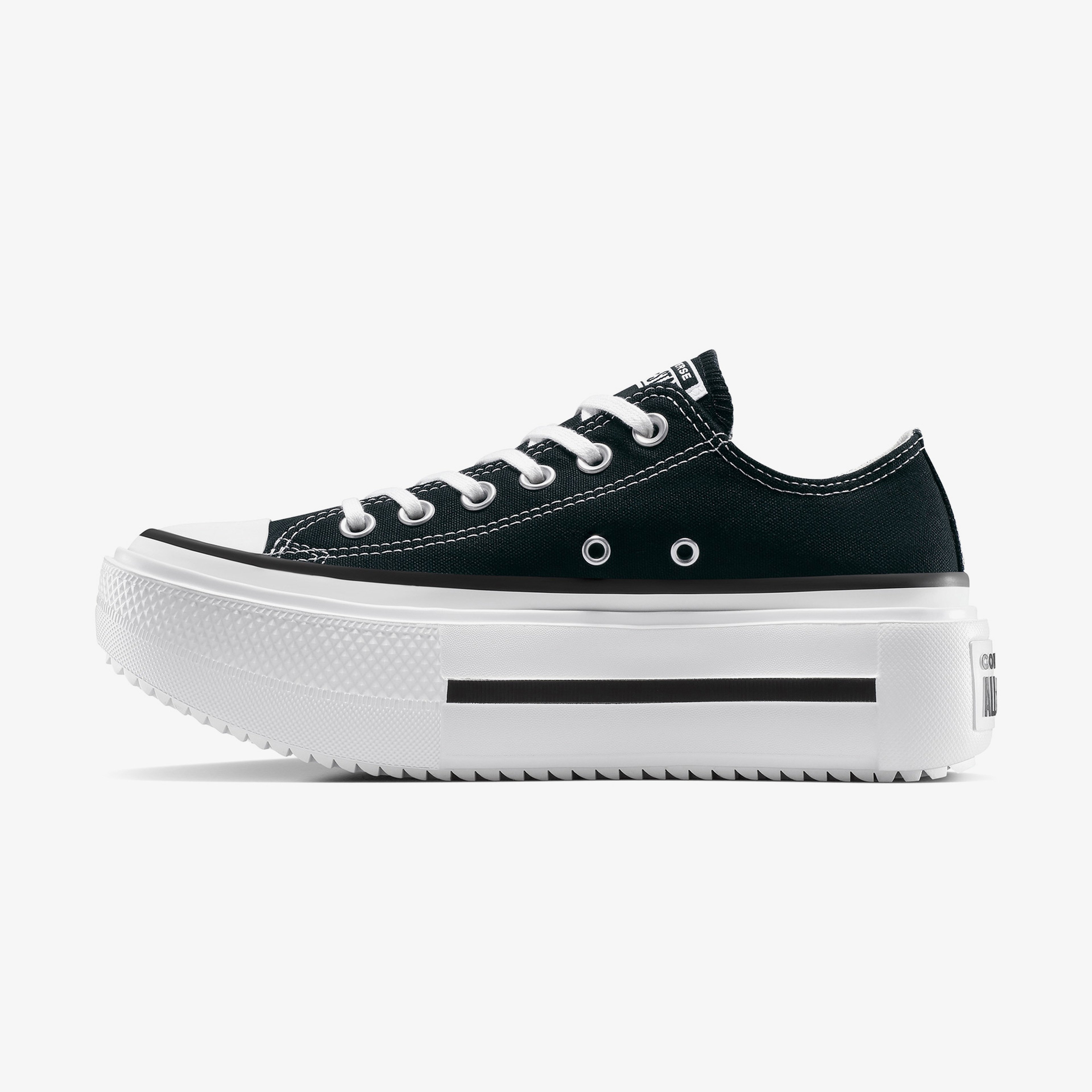 Converse Chuck Taylor All Star Lift Double Stack Platform Kadın Siyah Sneaker