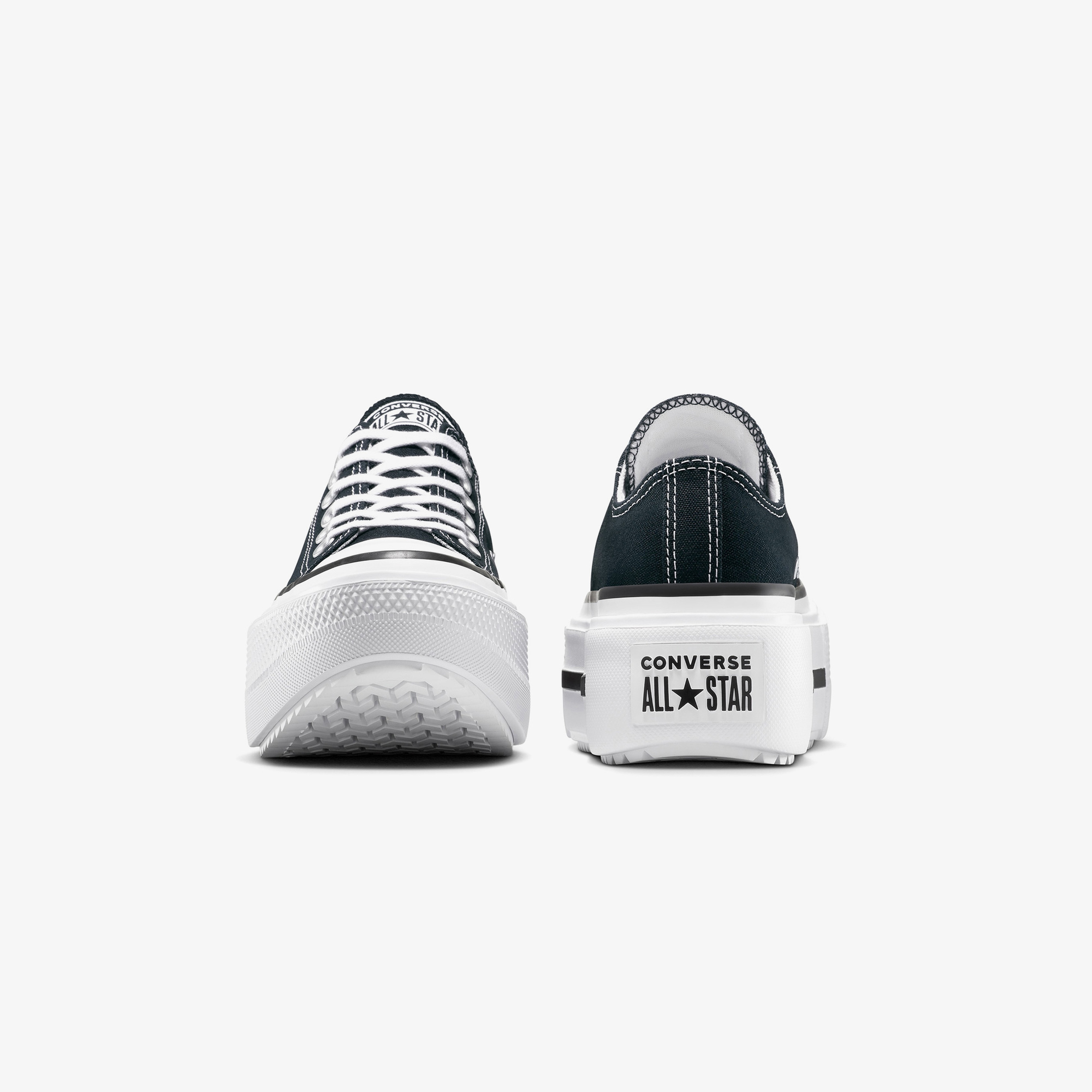 Converse Chuck Taylor All Star Lift Double Stack Platform Kadın Siyah Sneaker