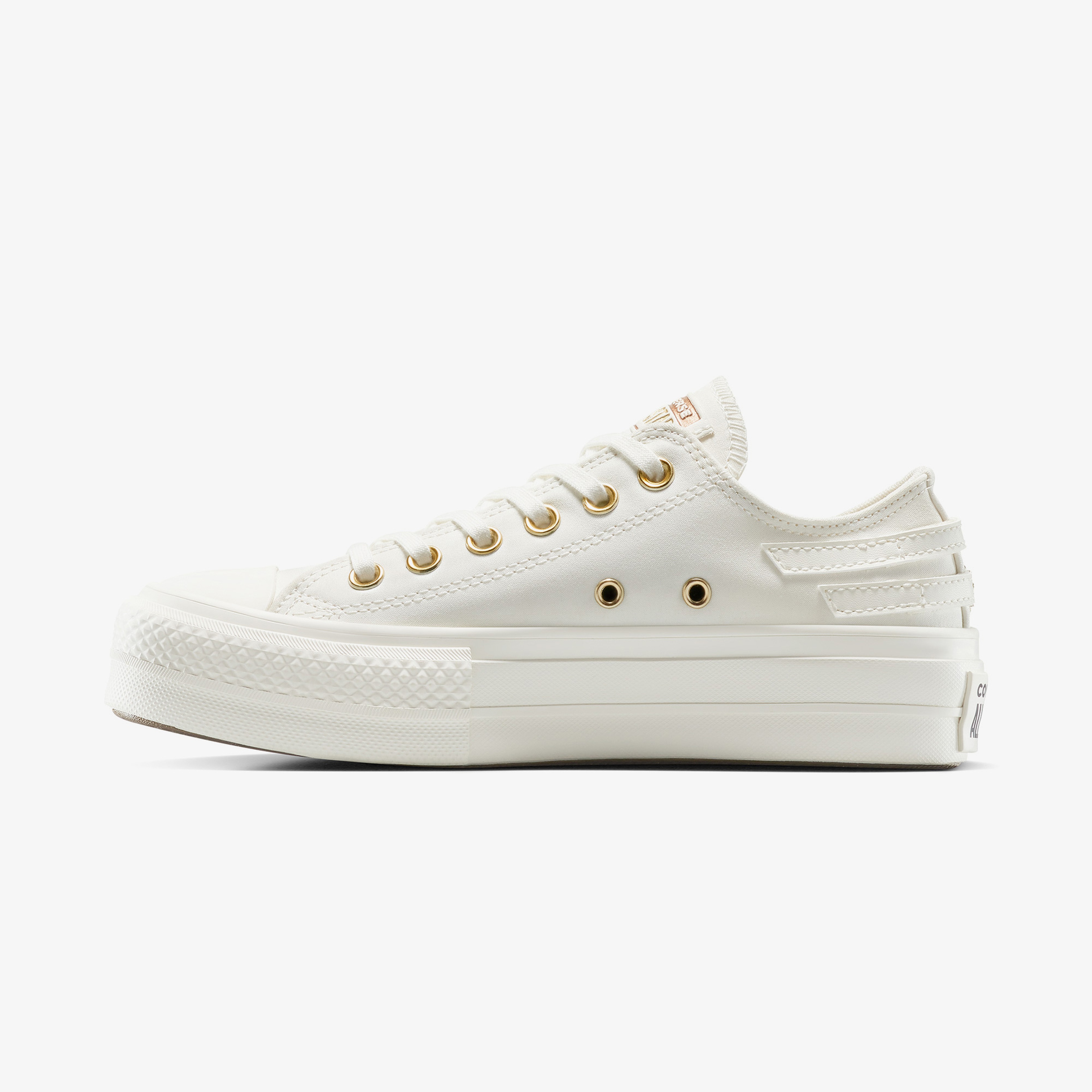 Converse Chuck Taylor All Star Lift Platform Buckle Unisex Beyaz Sneaker