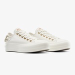 Converse Chuck Taylor All Star Lift Platform Buckle Unisex Beyaz Sneaker