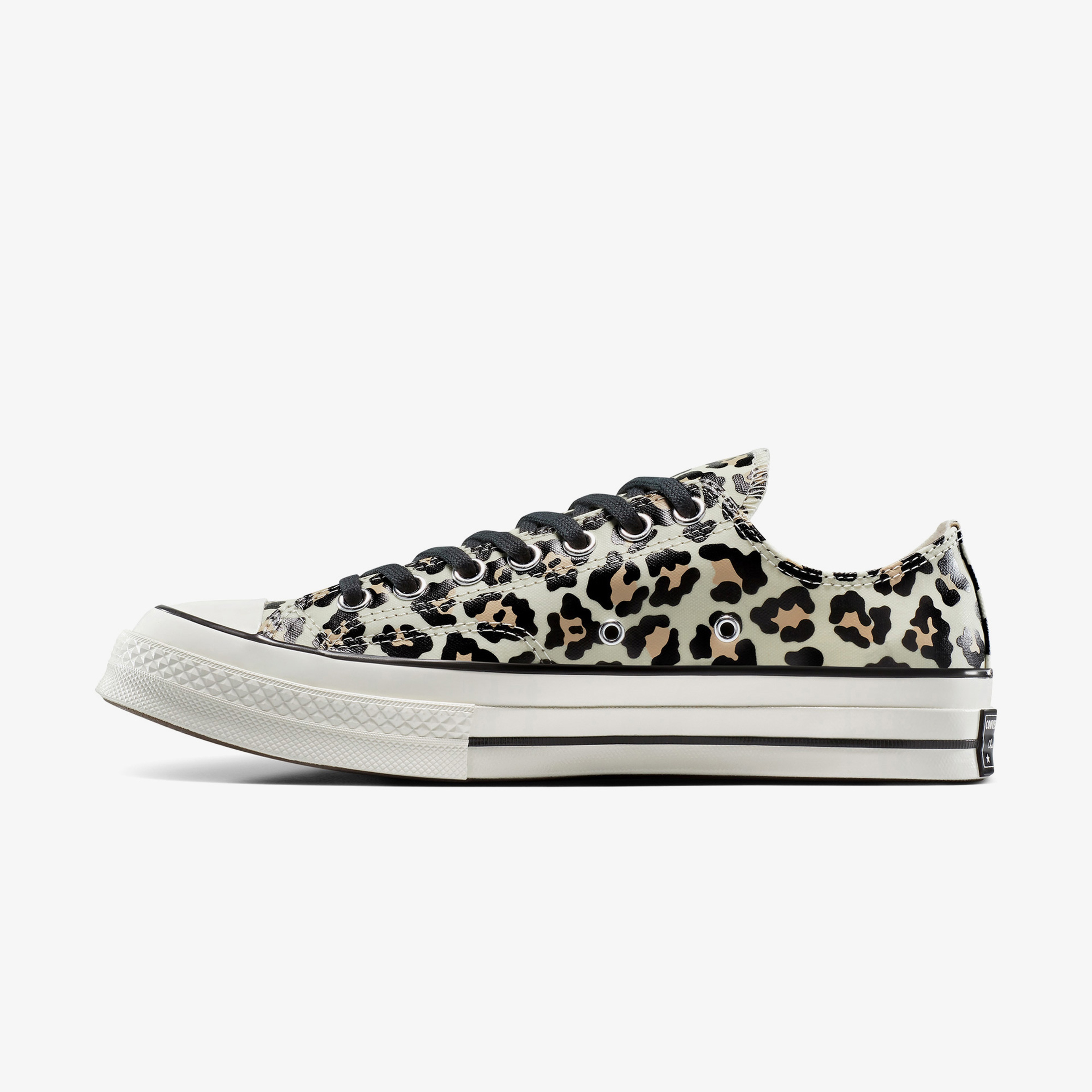 Converse Chuck 70 Glow In The Dark Leopard Print Kadın Krem Sneaker