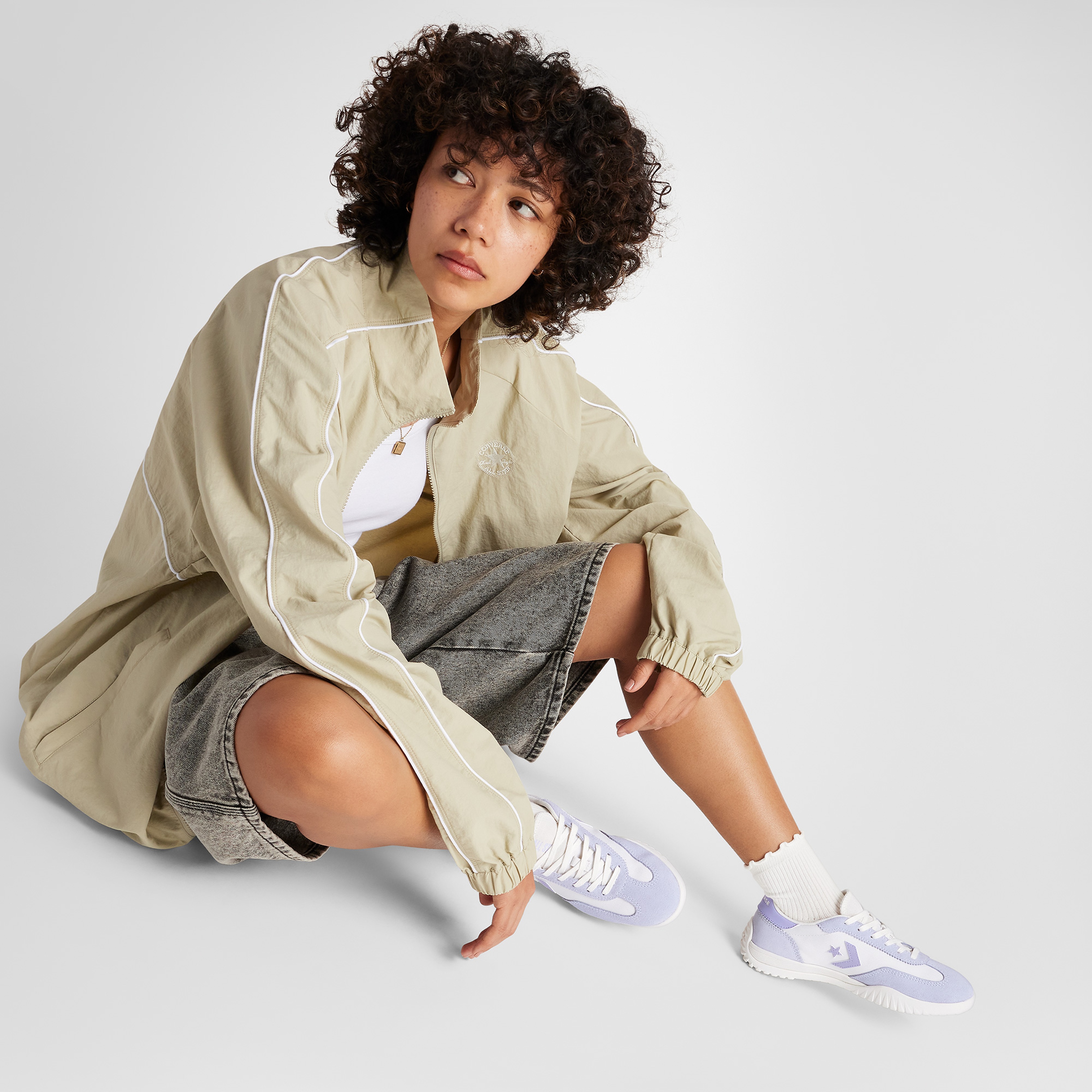 Converse Run Star Trainer Unisex Beyaz Deri Sneaker