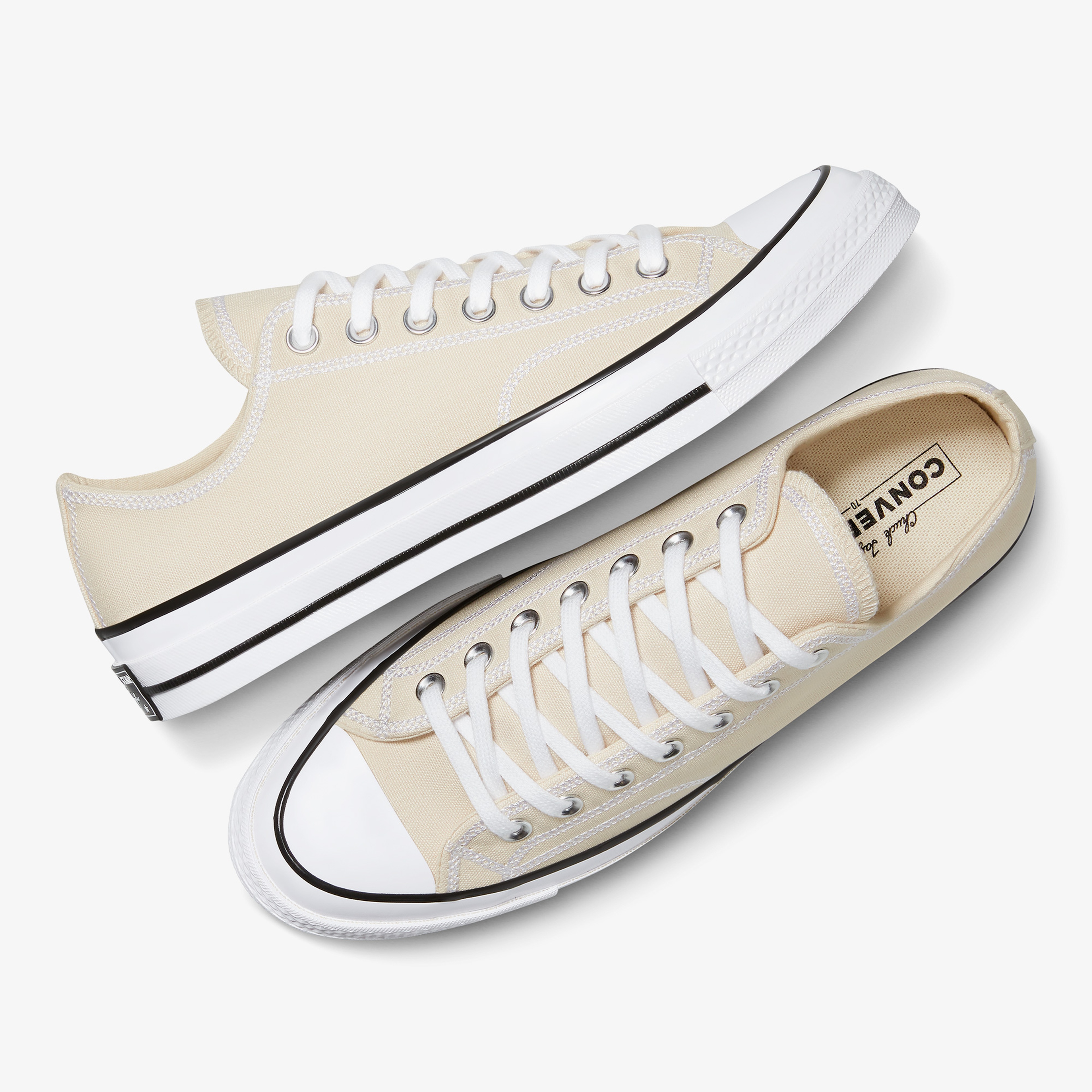 Converse Chuck 70 Crafted Unisex Krem Sneaker