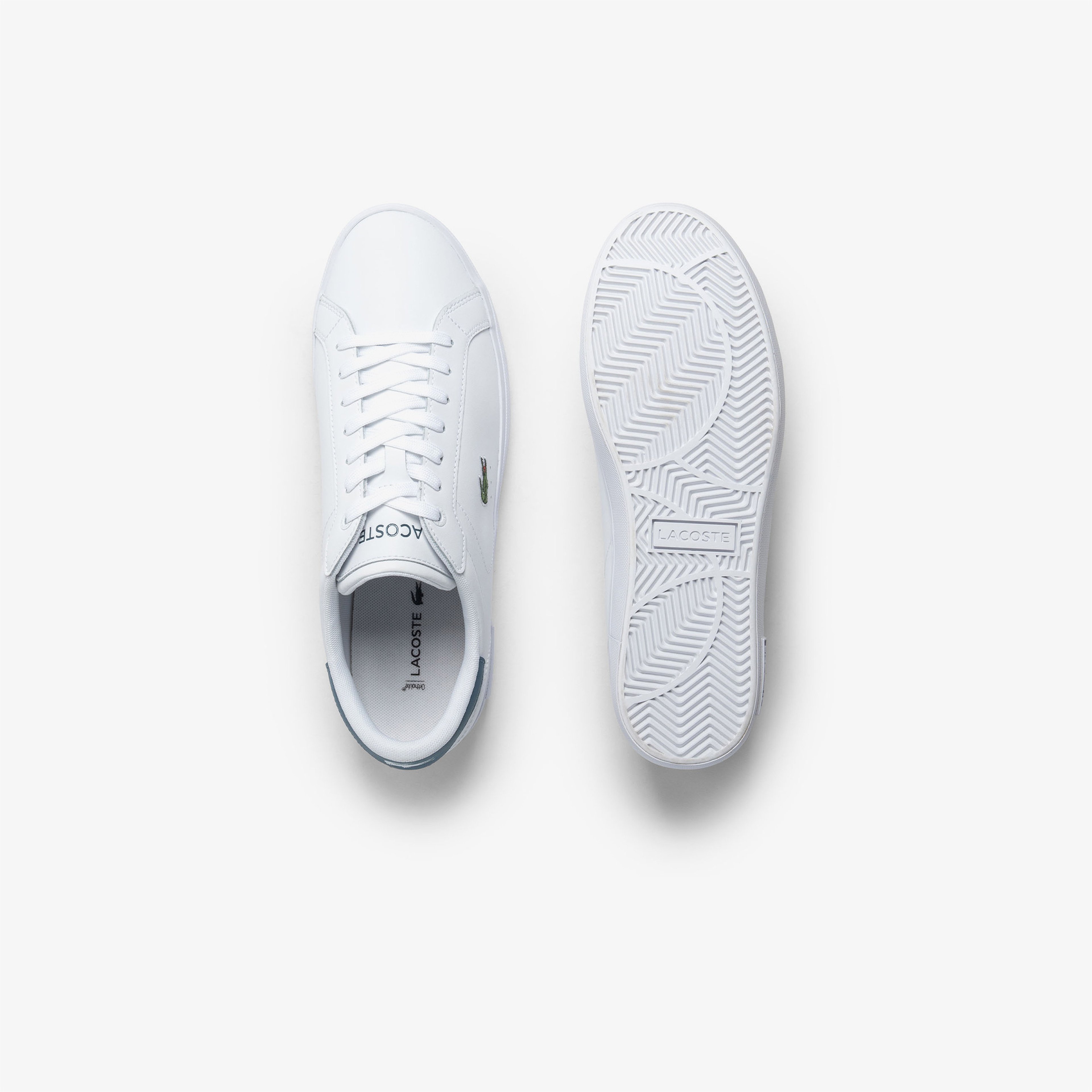 Lacoste Powercourt Leather Erkek Beyaz Sneaker