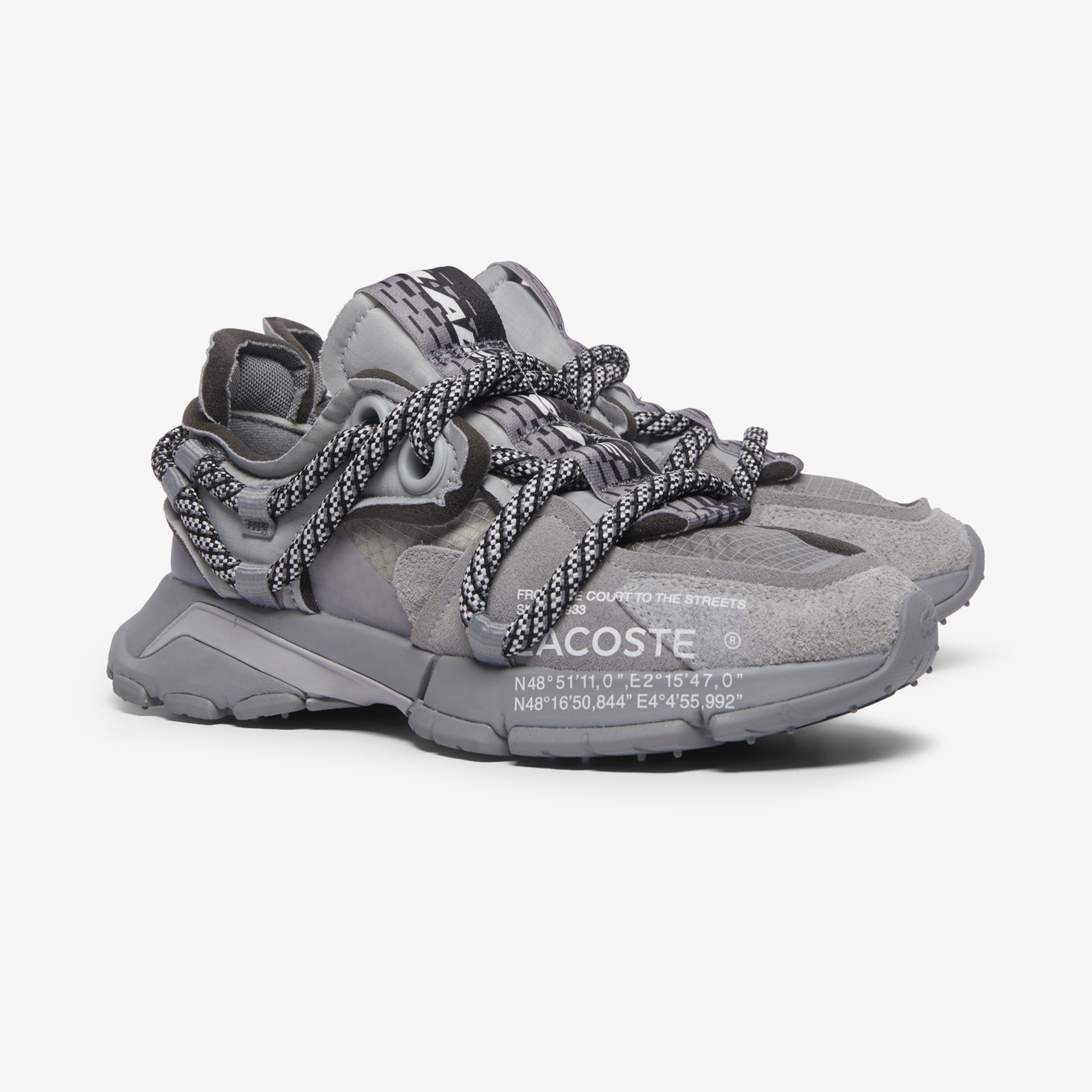 Lacoste L003 Active Runway Kadın Gri Sneaker