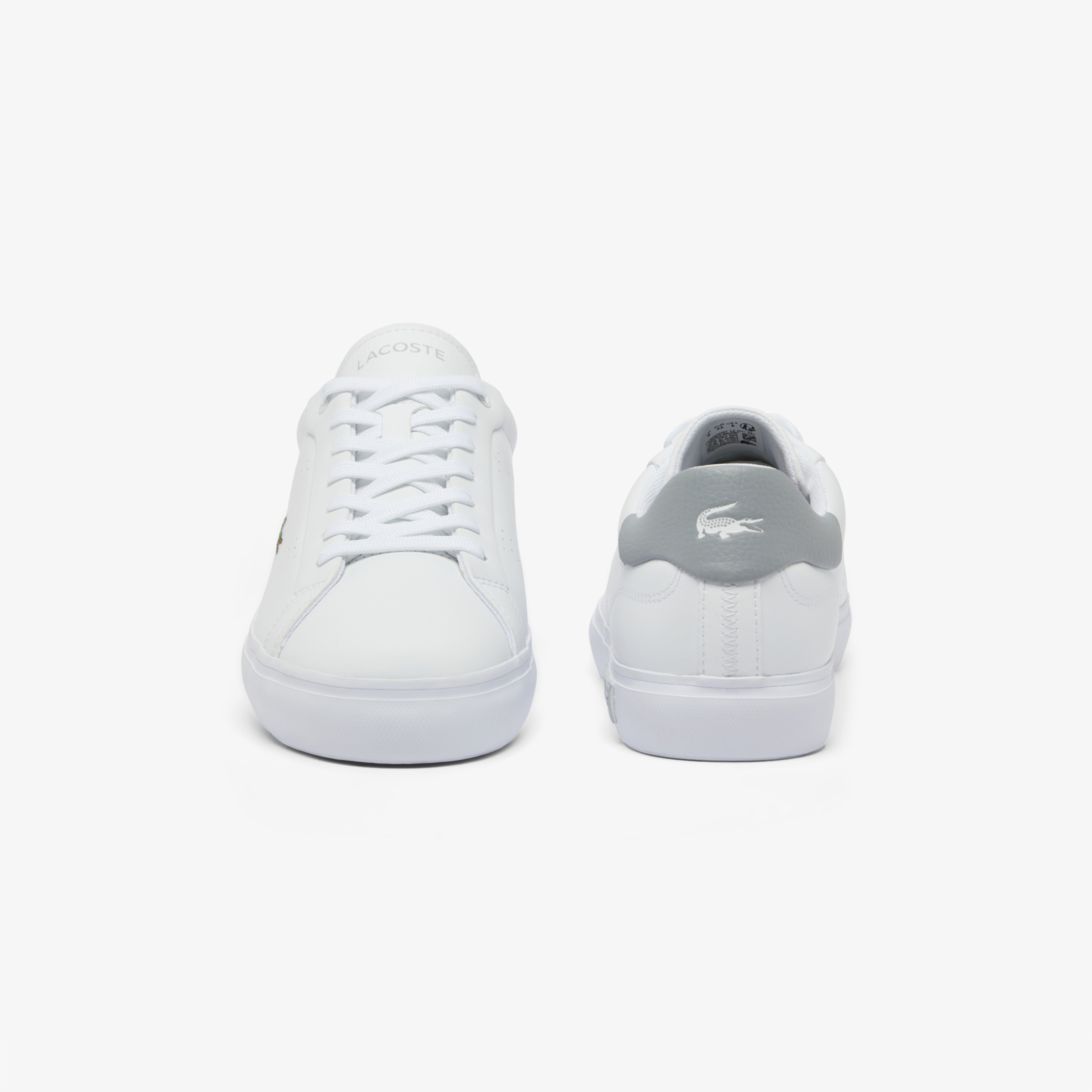 Lacoste Powercourt 2.0 Leather Erkek Beyaz Sneaker