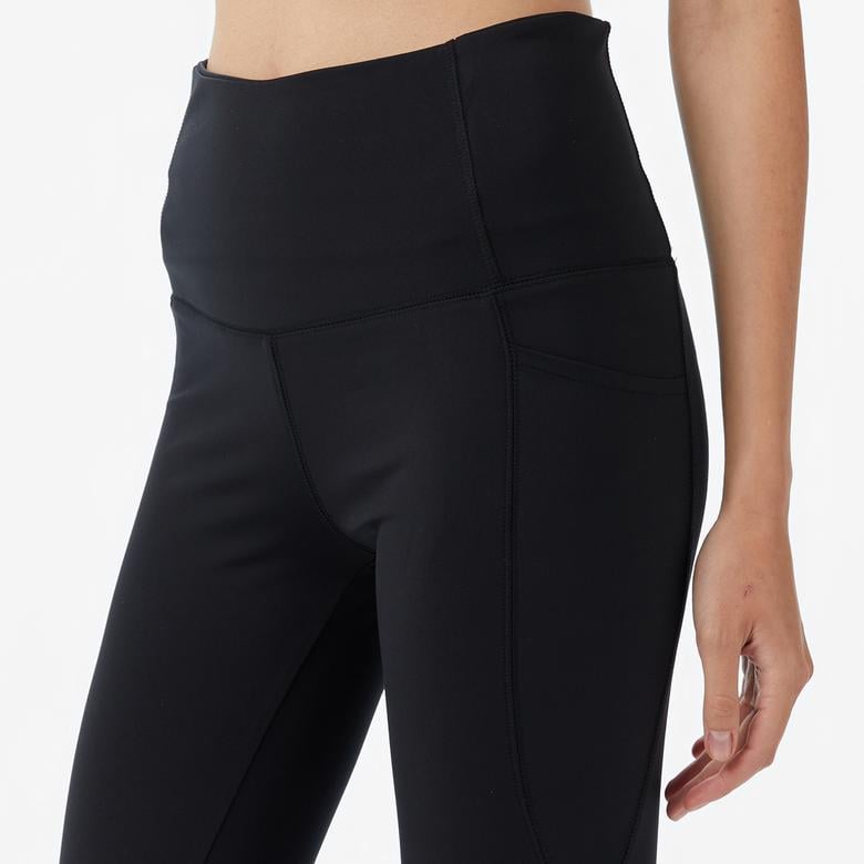 Converse Star Chevron Baskılı Kadın Slim Fit Siyah Tayt