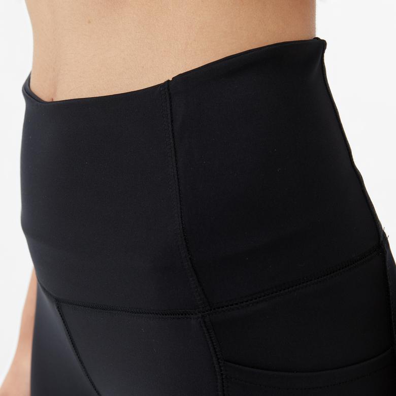 Converse Star Chevron Baskılı Kadın Slim Fit Siyah Tayt