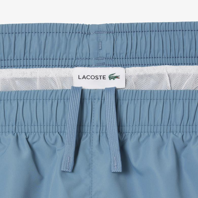 Lacoste Long Branded Erkek Mavi Mayo