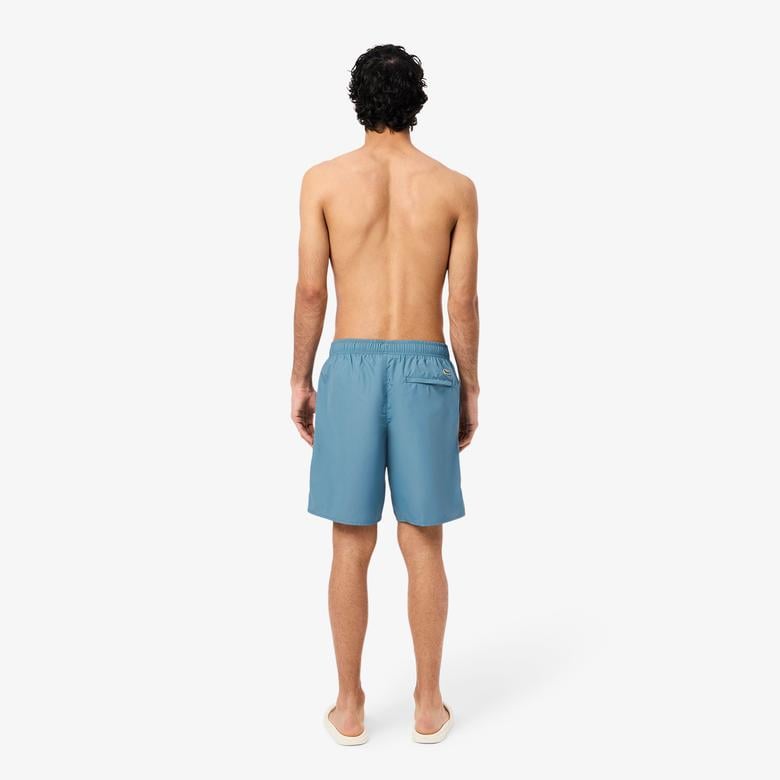 Lacoste Long Branded Erkek Mavi Mayo