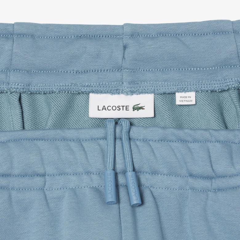 Lacoste Pleated Fleece Kadın Mavi Şort