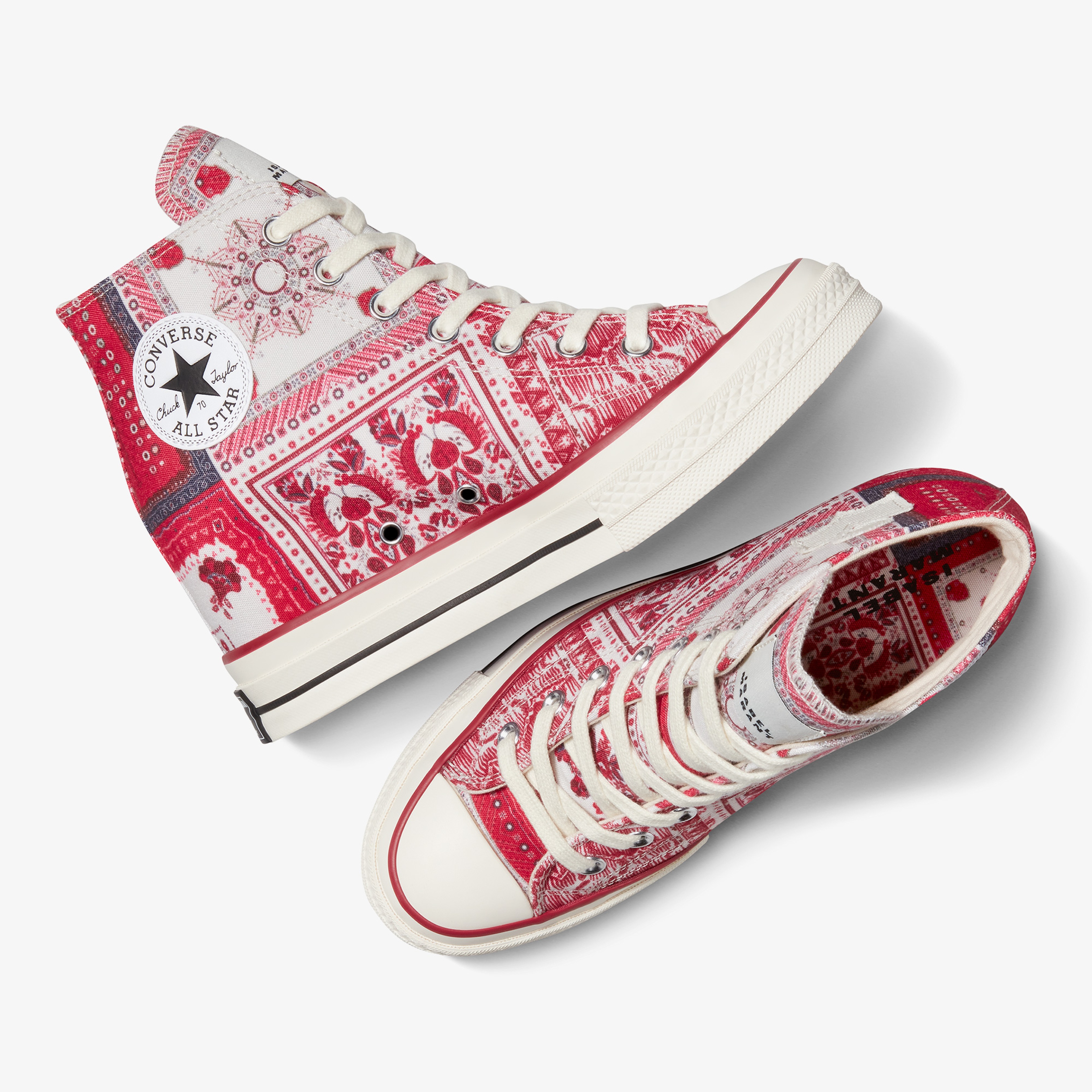 Converse x Isabel Marant Chuck 70 Wedge Kadın Krem Sneaker