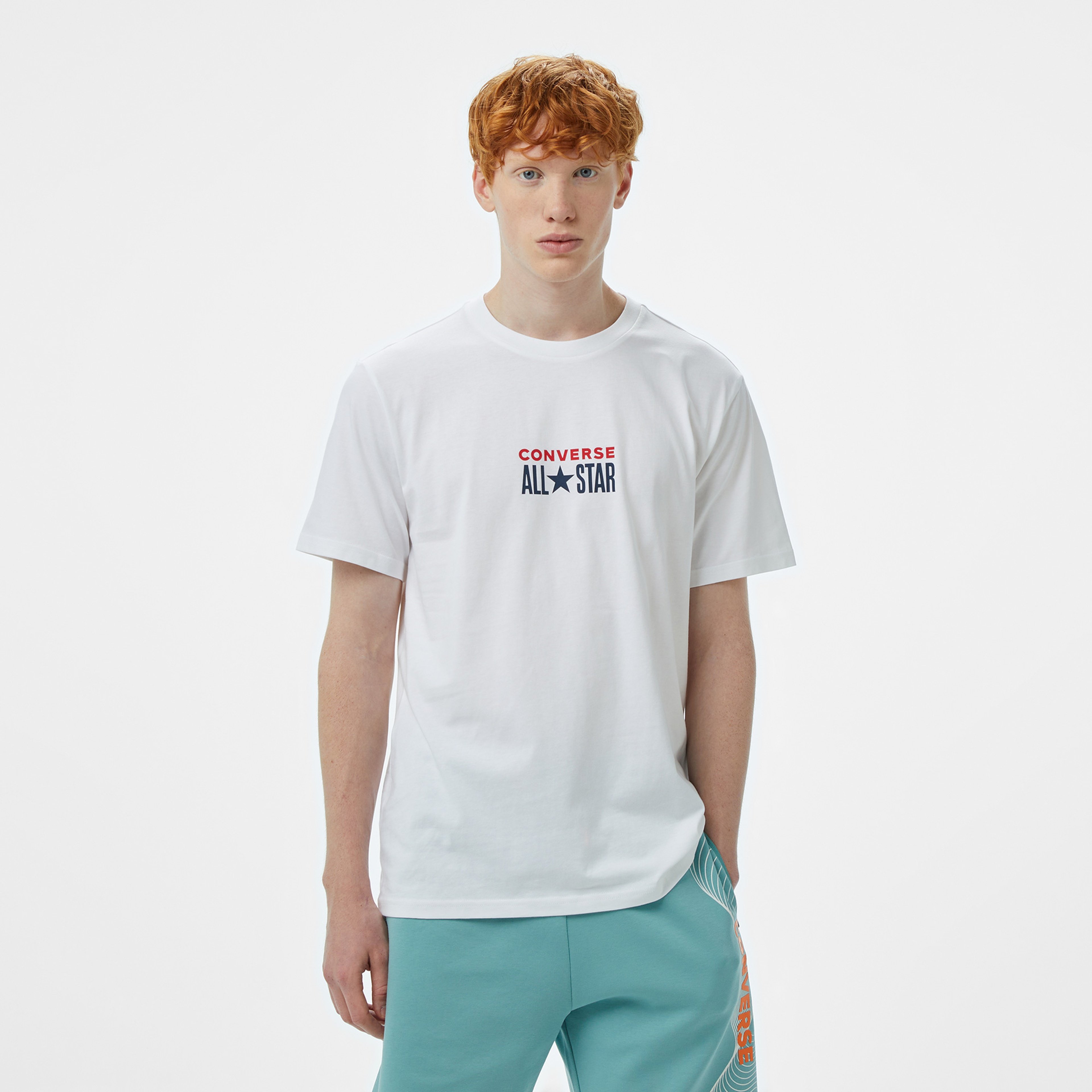 Converse Erkek Beyaz T-Shirt