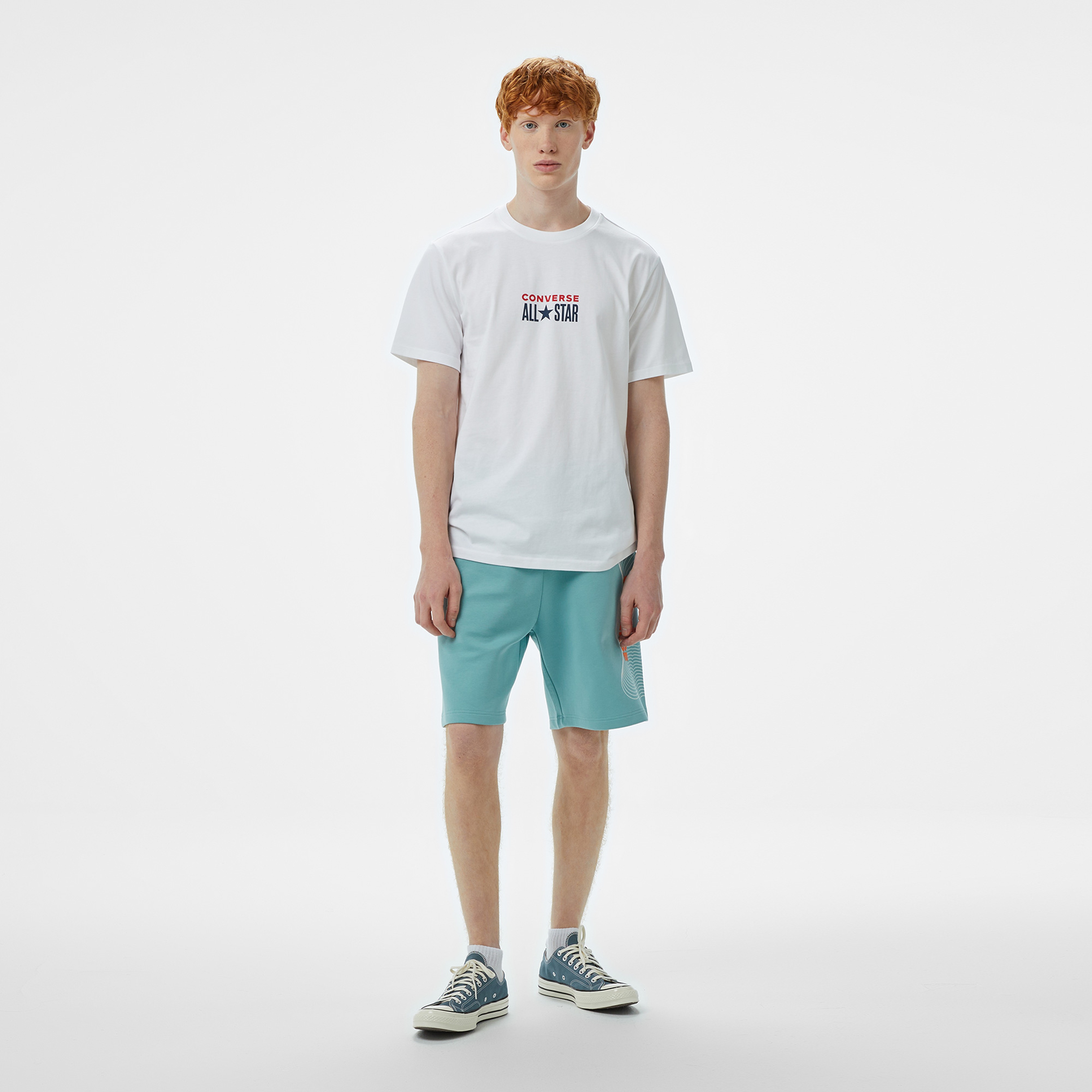 Converse Erkek Beyaz T-Shirt