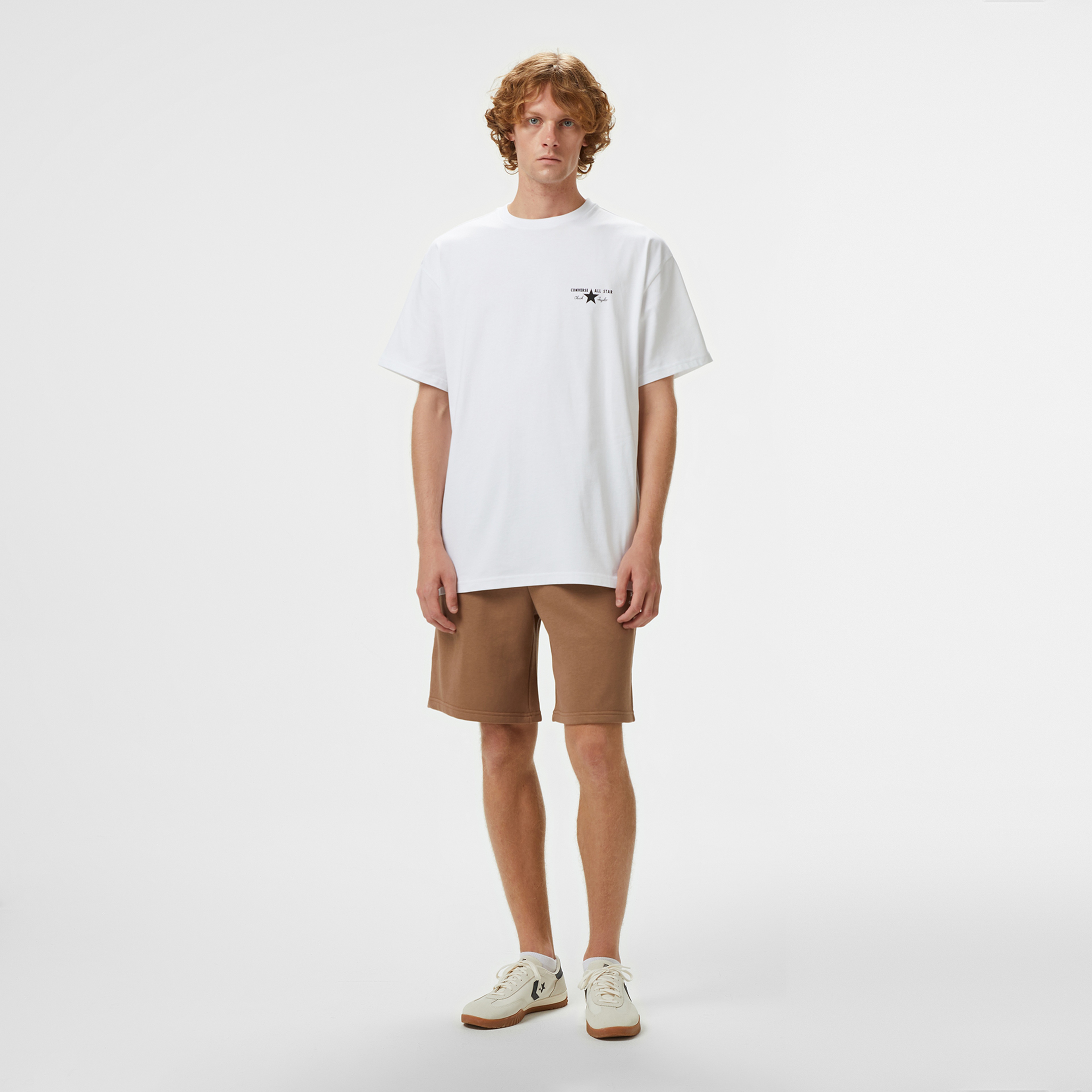 Converse All Star License Plate Erkek Beyaz T-Shirt