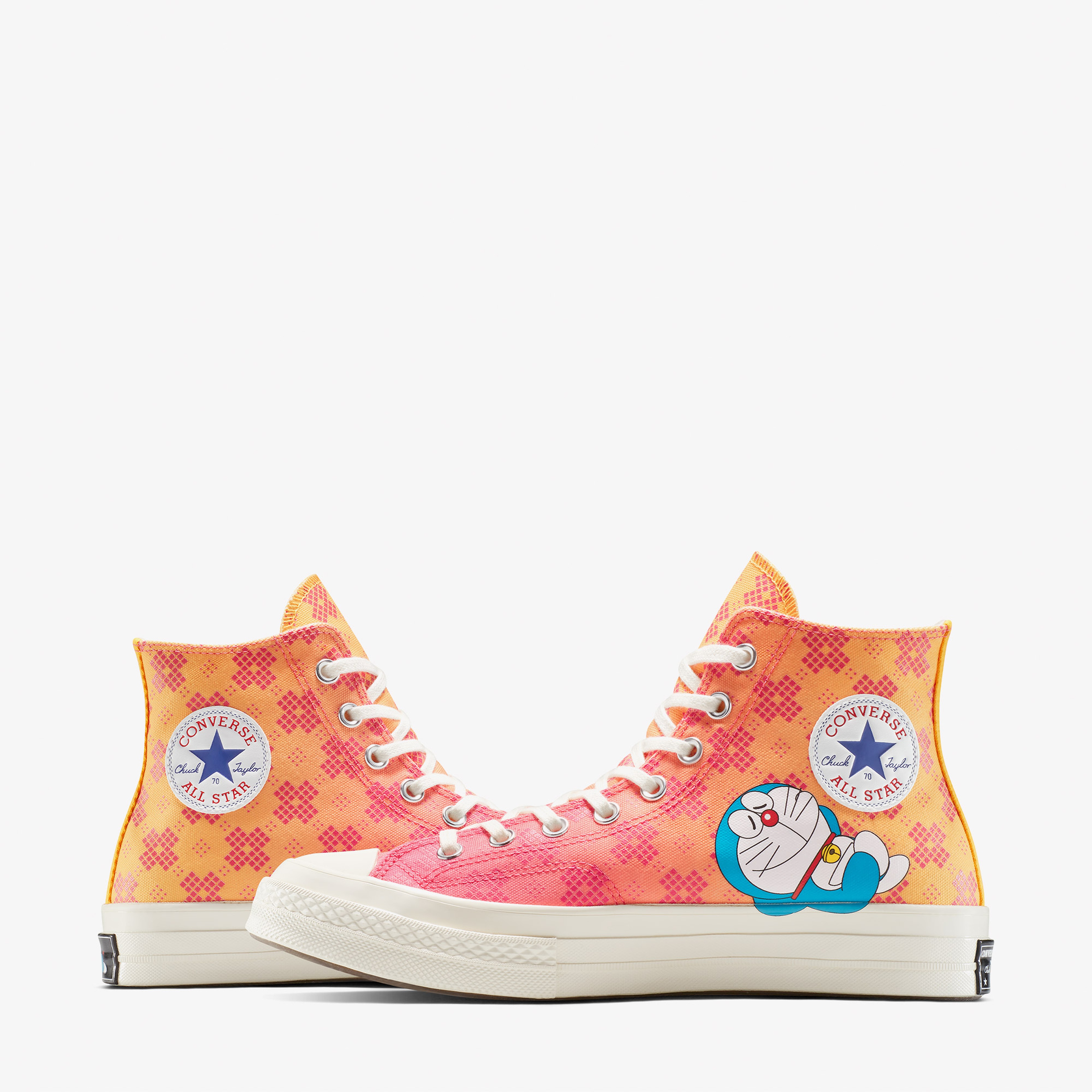 Converse x Doraemon Unisex Sarı Chuck 70 Sneaker