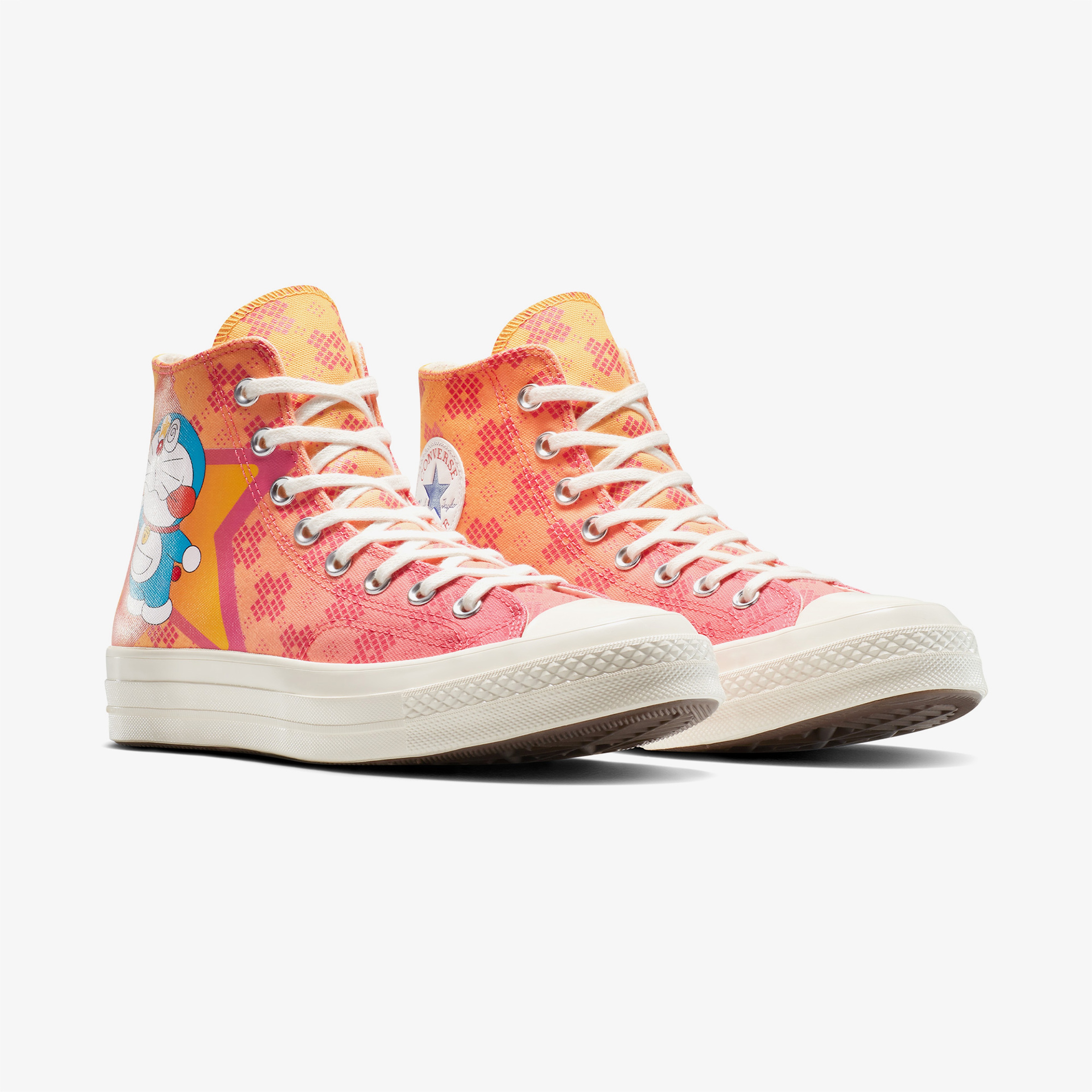 Converse x Doraemon Unisex Sarı Chuck 70 Sneaker