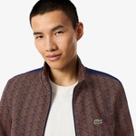 Lacoste Paris Fermuarlı Erkek Mor Sweatshirt