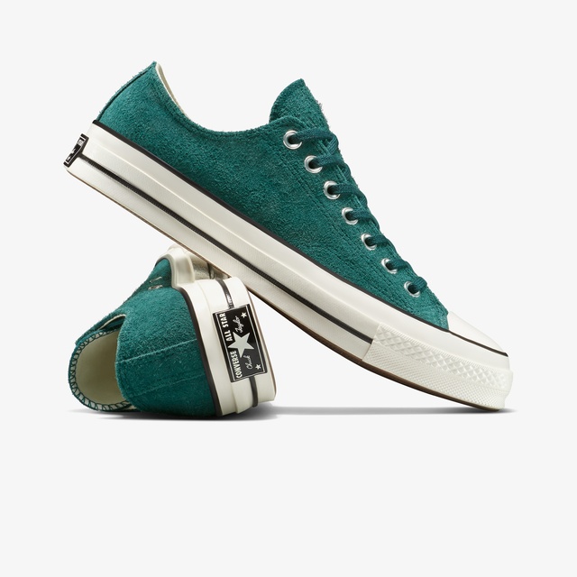 Converse Yeşil Converse Chuck 70 Suede Unisex Sneaker