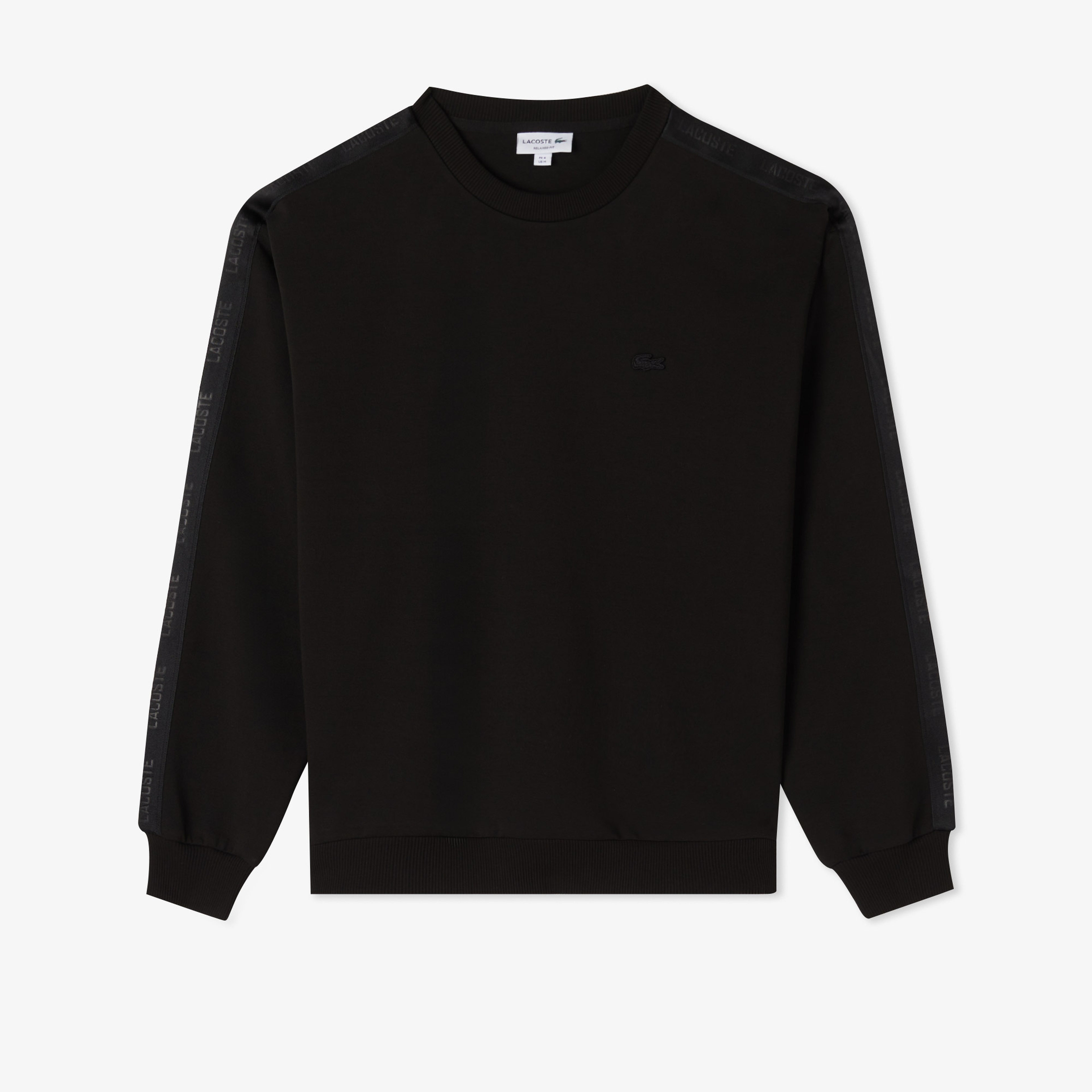 Lacoste Erkek Relaxed Fit Siyah Sweatshirt