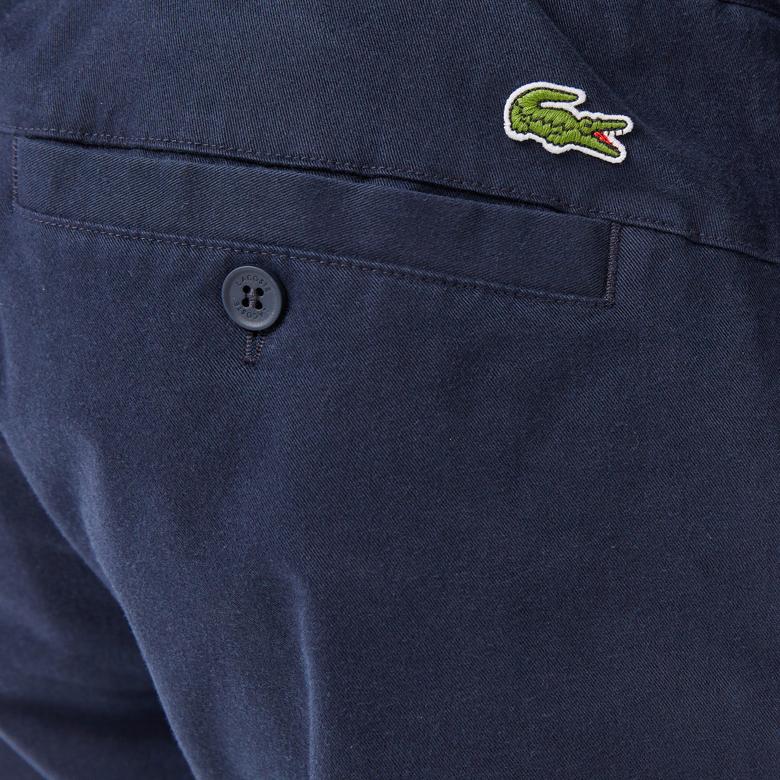 Erkek Slim Fit Lacivert Chino Pantolon