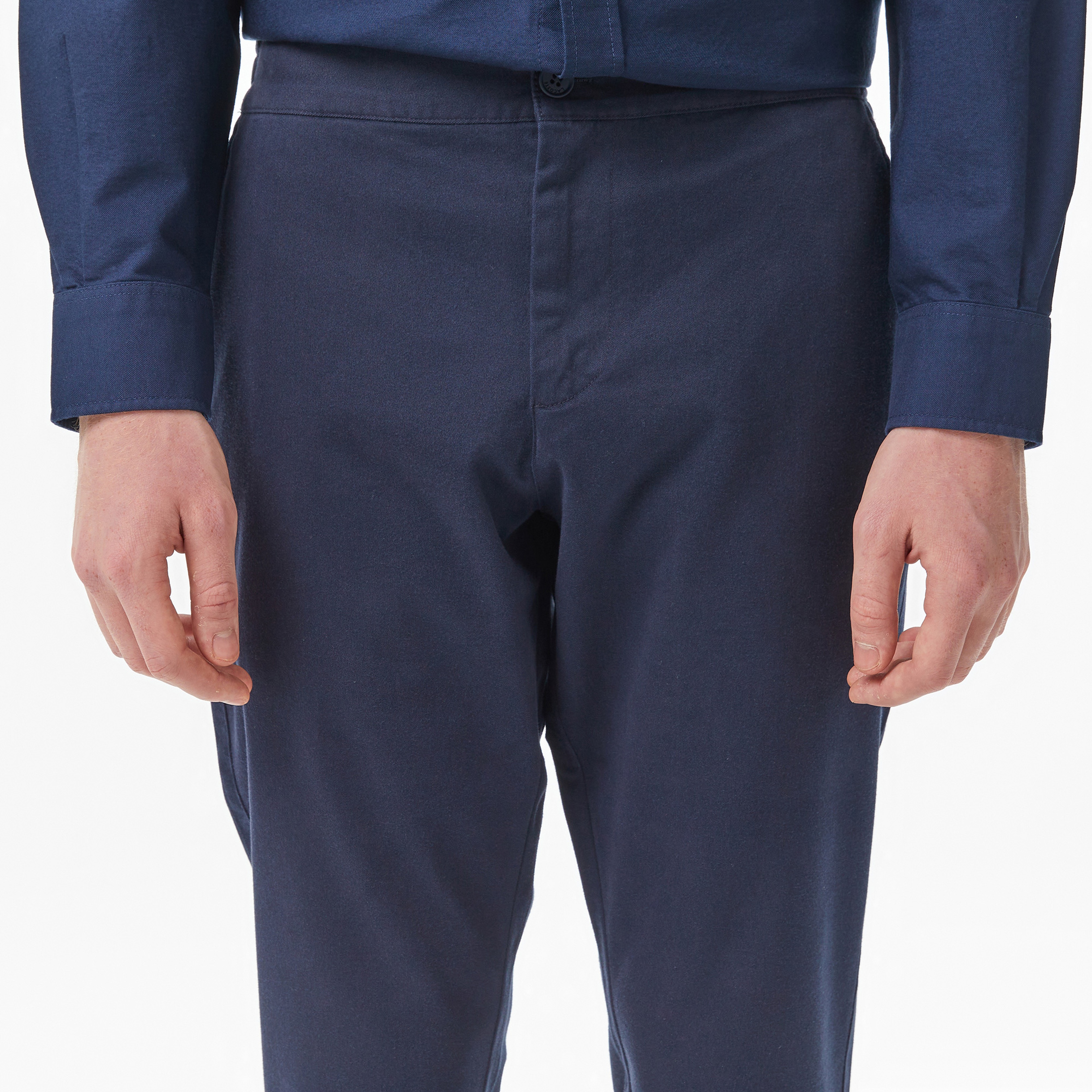 Erkek Slim Fit Lacivert Chino Pantolon