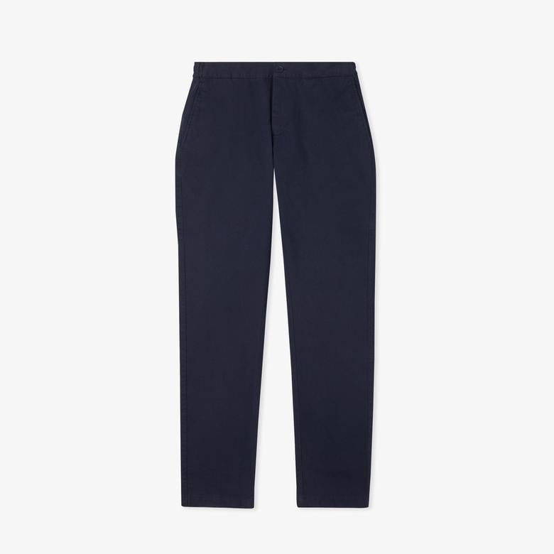 Erkek Slim Fit Lacivert Chino Pantolon