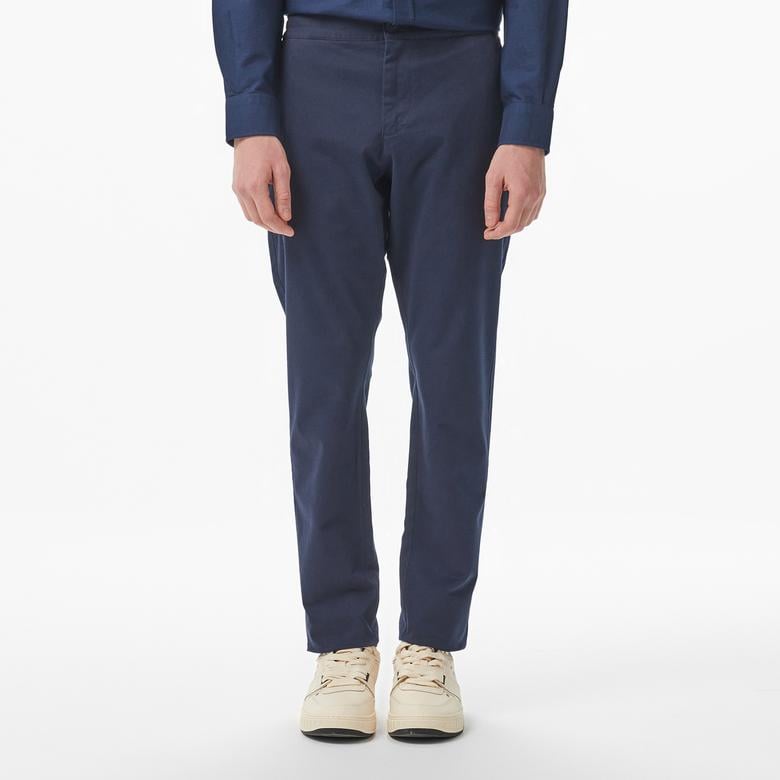 Erkek Slim Fit Lacivert Chino Pantolon