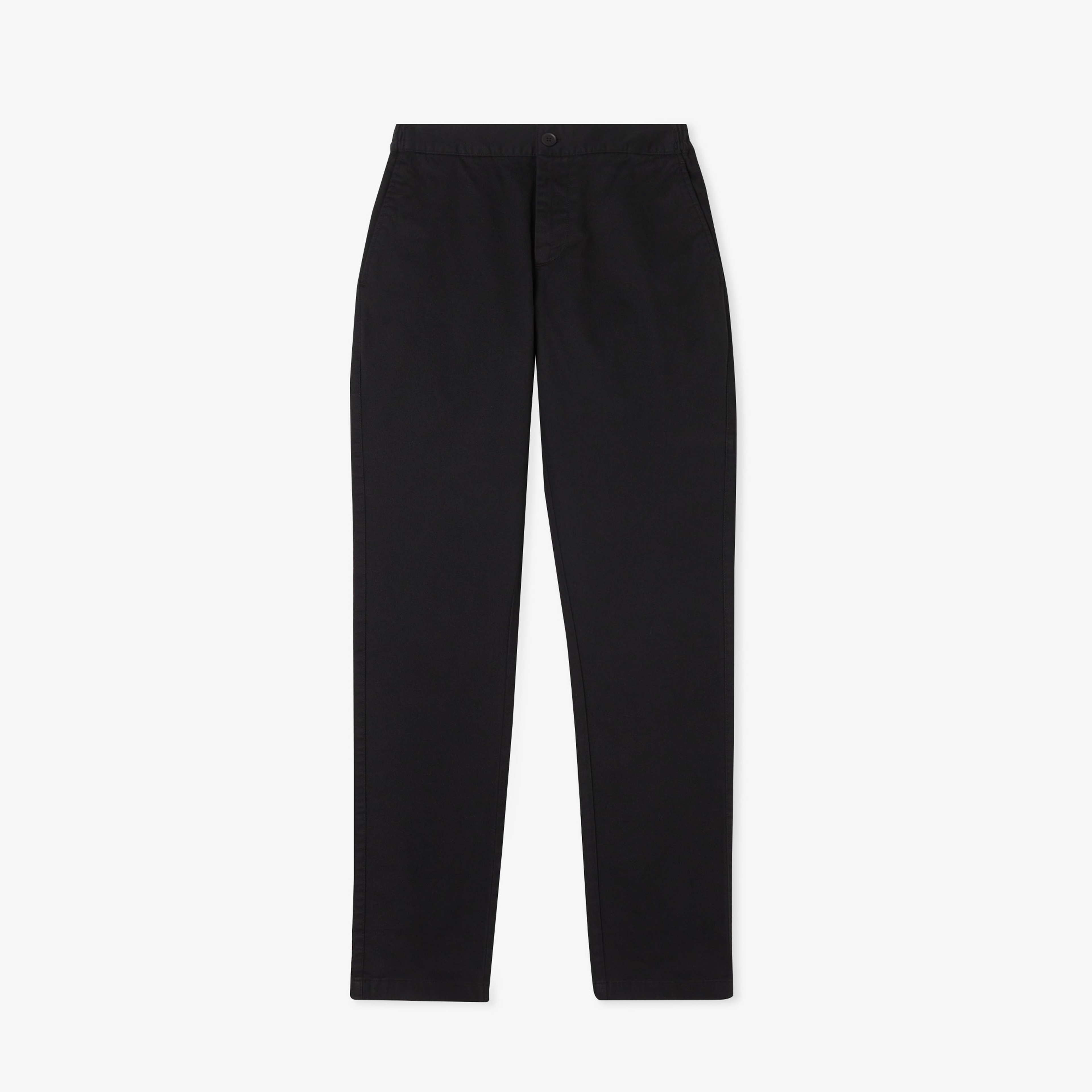 Erkek Slim Fit Siyah Chino Pantolon