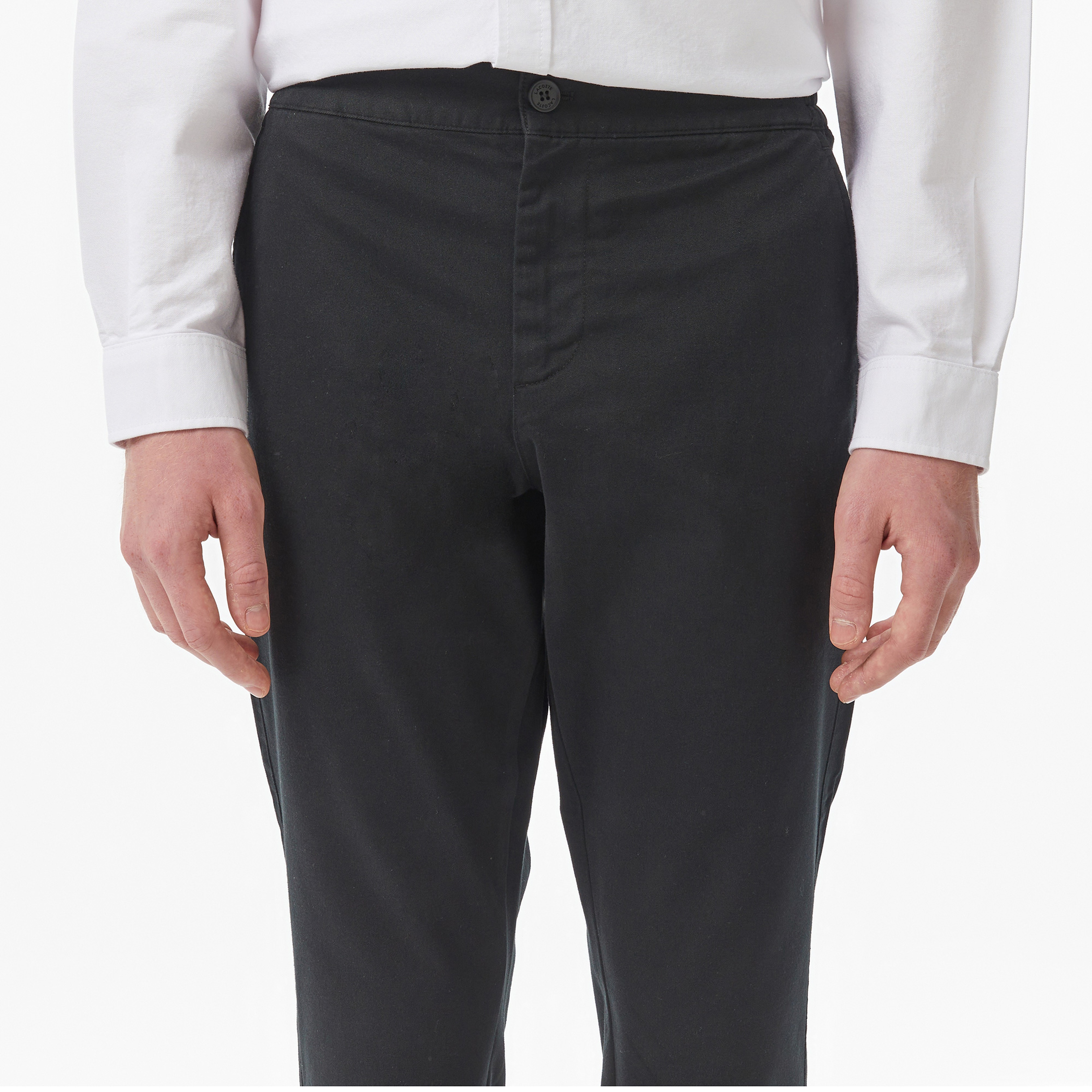 Erkek Slim Fit Siyah Chino Pantolon