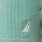 Nautica Erkek Yeşil Çizgili Deniz Şortu