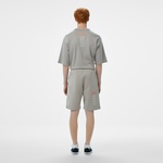 Converse Baskılı Erkek Oversize Fit Gri Şort