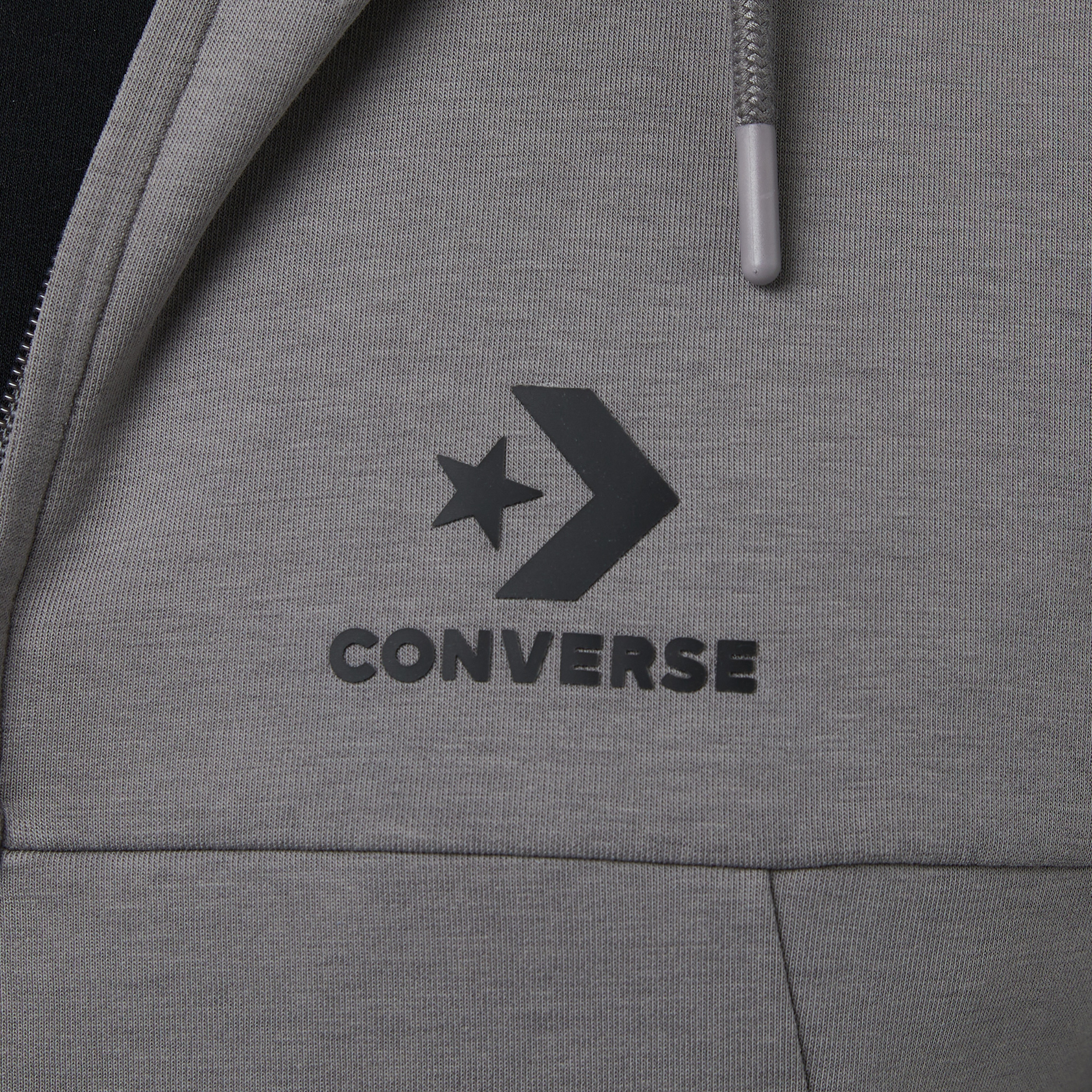 Converse Star Chevron Baskılı Erkek Regular Fit Lacivert Hoodie