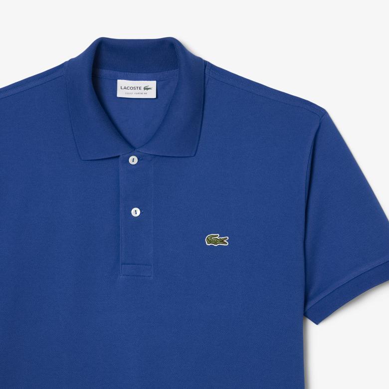 L.12.12 Erkek Classic Fit Koyu Mavi Polo