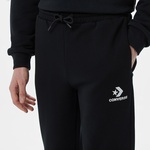 Converse Star Chevron Baskılı Erkek Oversize Fit Siyah Eşofman Alti