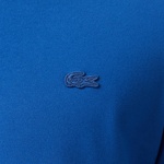 Erkek Regular Fit Uzun Kollu Koyu Mavi Paris Polo