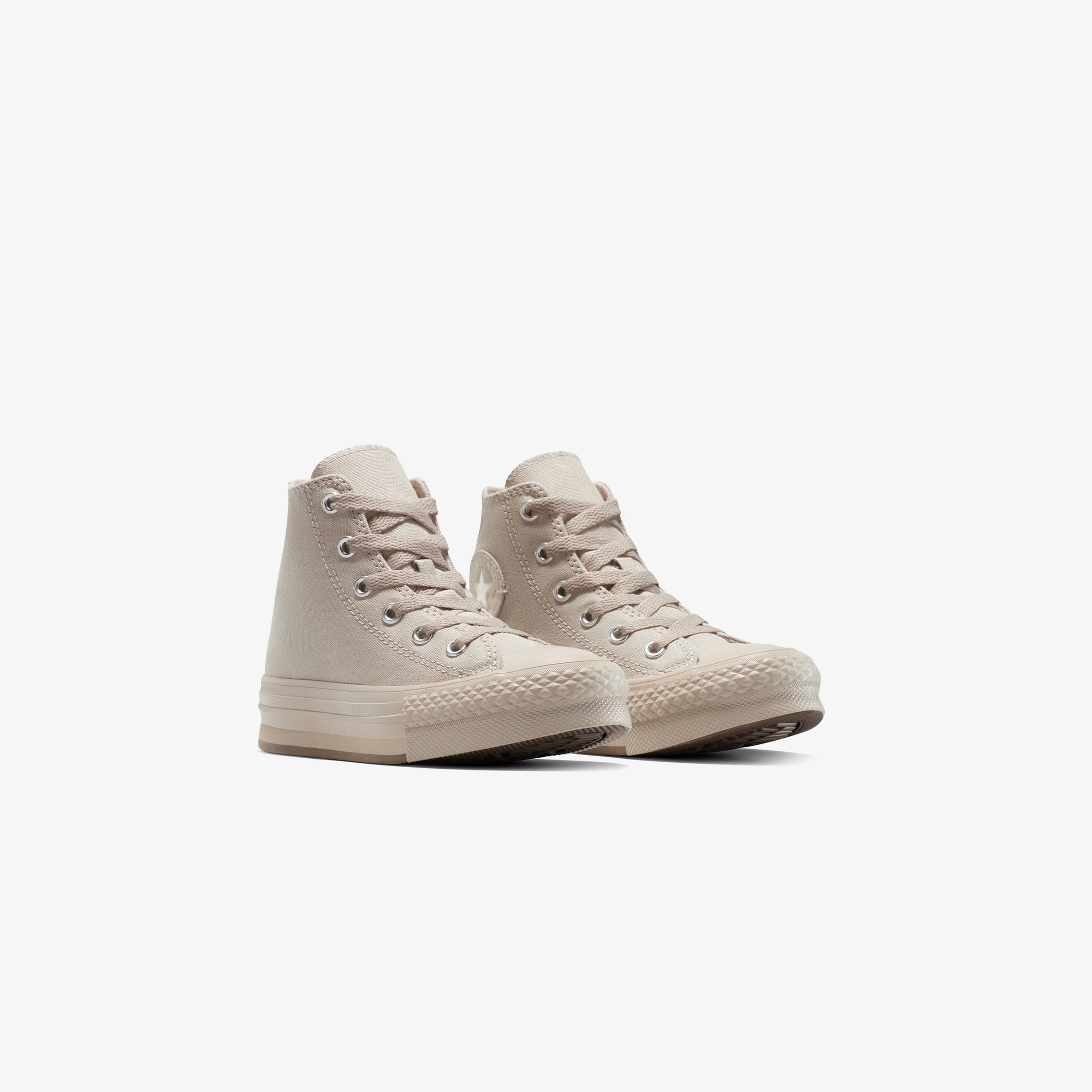 Converse Chuck Taylor All Star EVA Lift Platform Çocuk Bej Sneaker