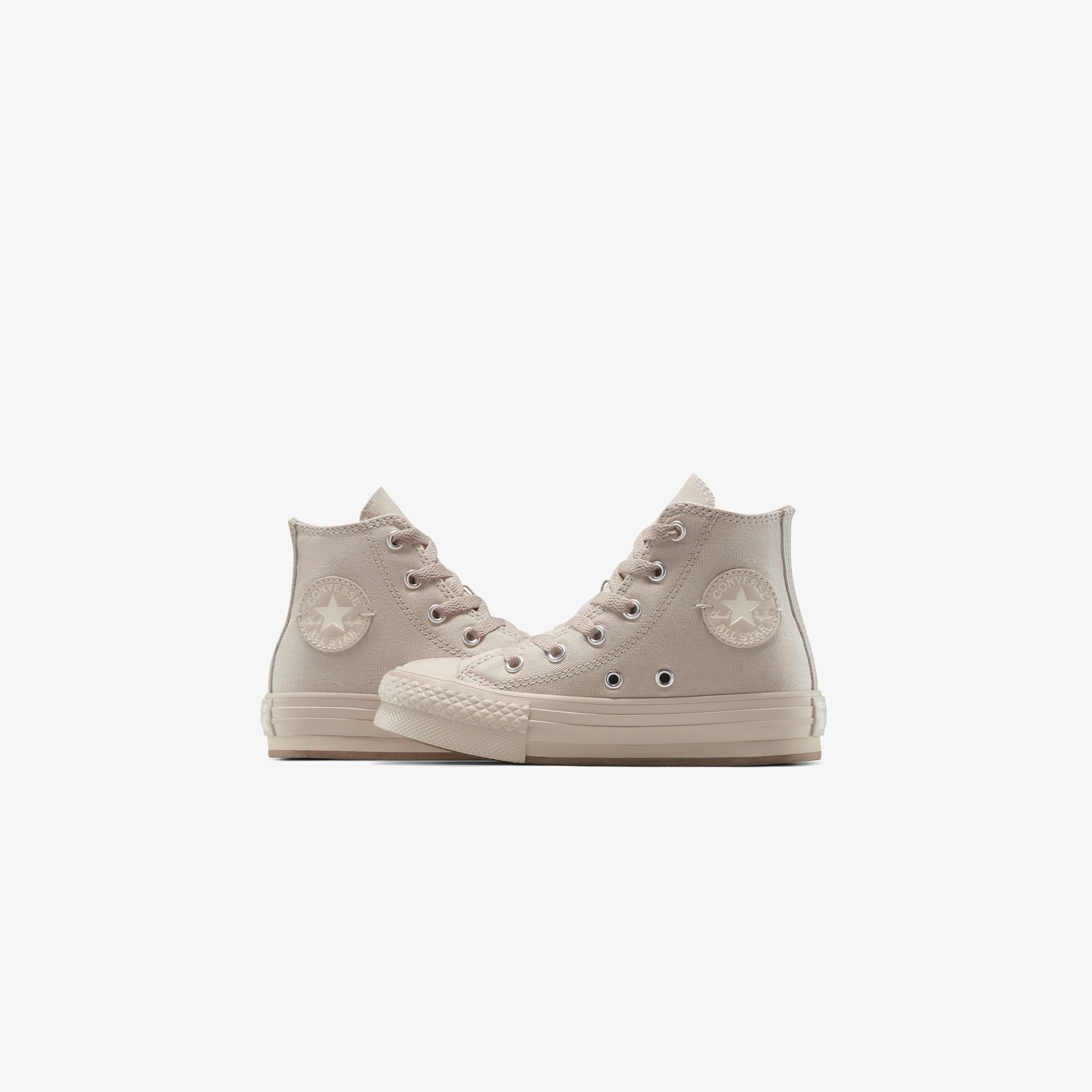 Converse Chuck Taylor All Star EVA Lift Platform Çocuk Bej Sneaker