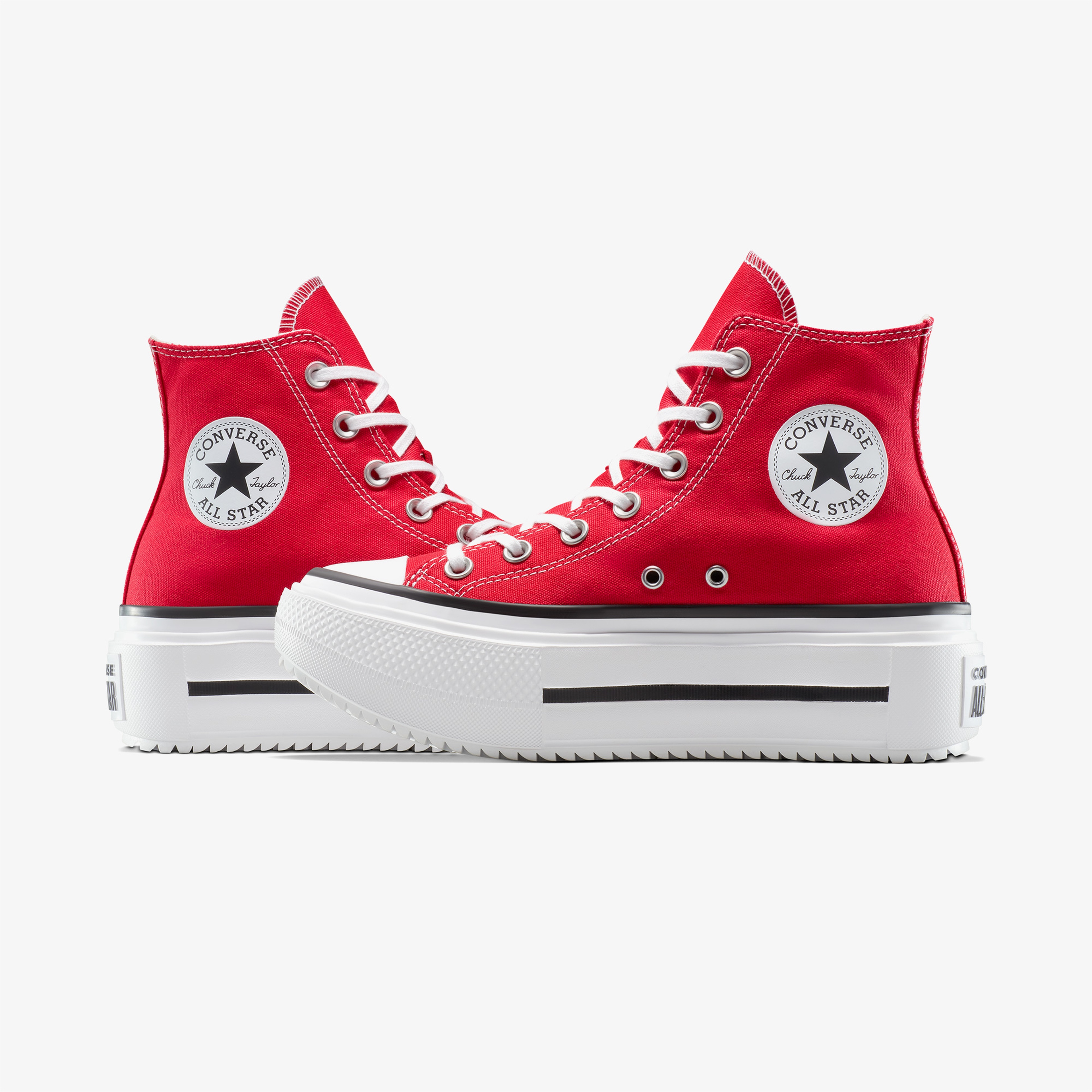Converse Chuck Taylor All Star Lift Double Stack Platform Kadın Kırmızı Sneaker