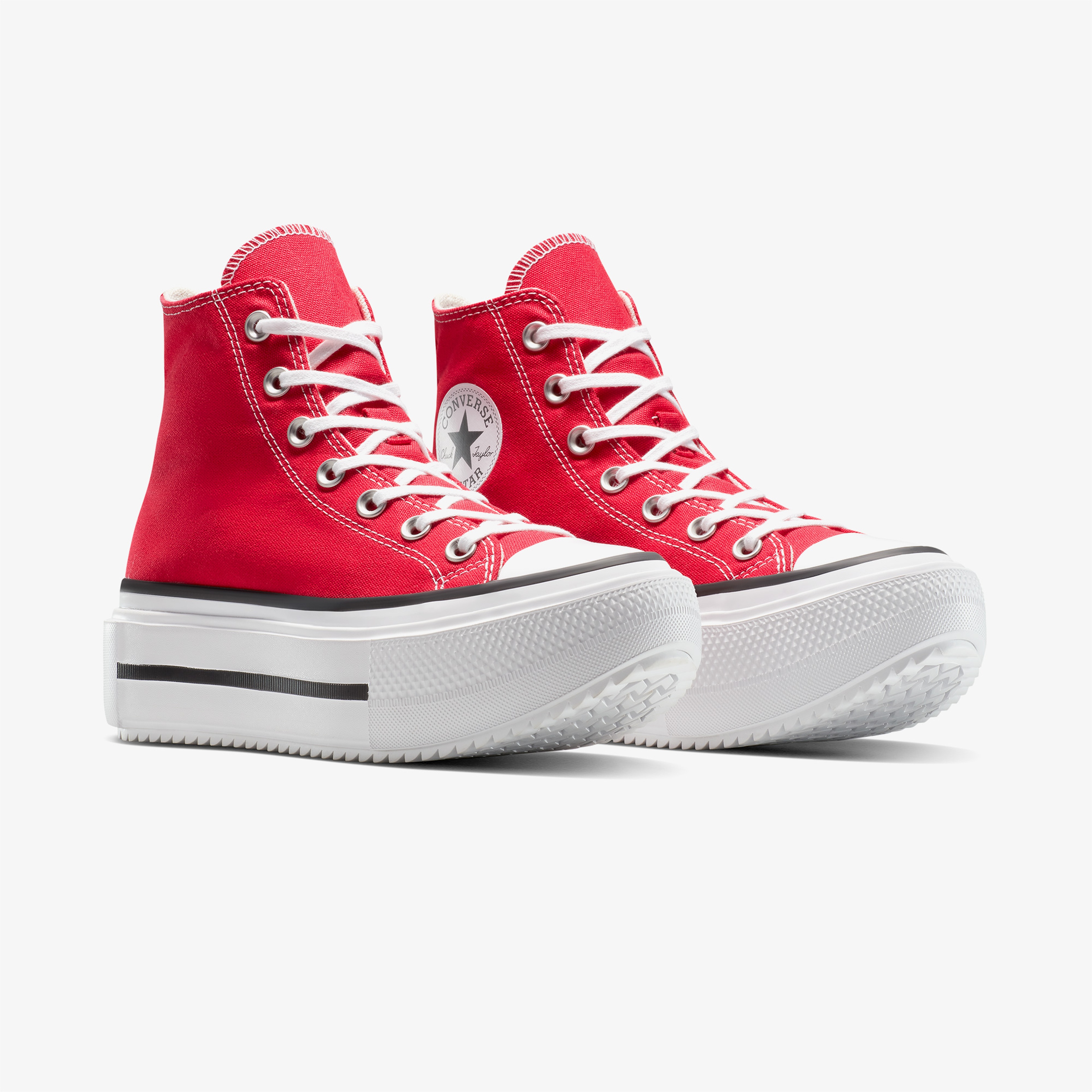 Converse Chuck Taylor All Star Lift Double Stack Platform Kadın Kırmızı Sneaker